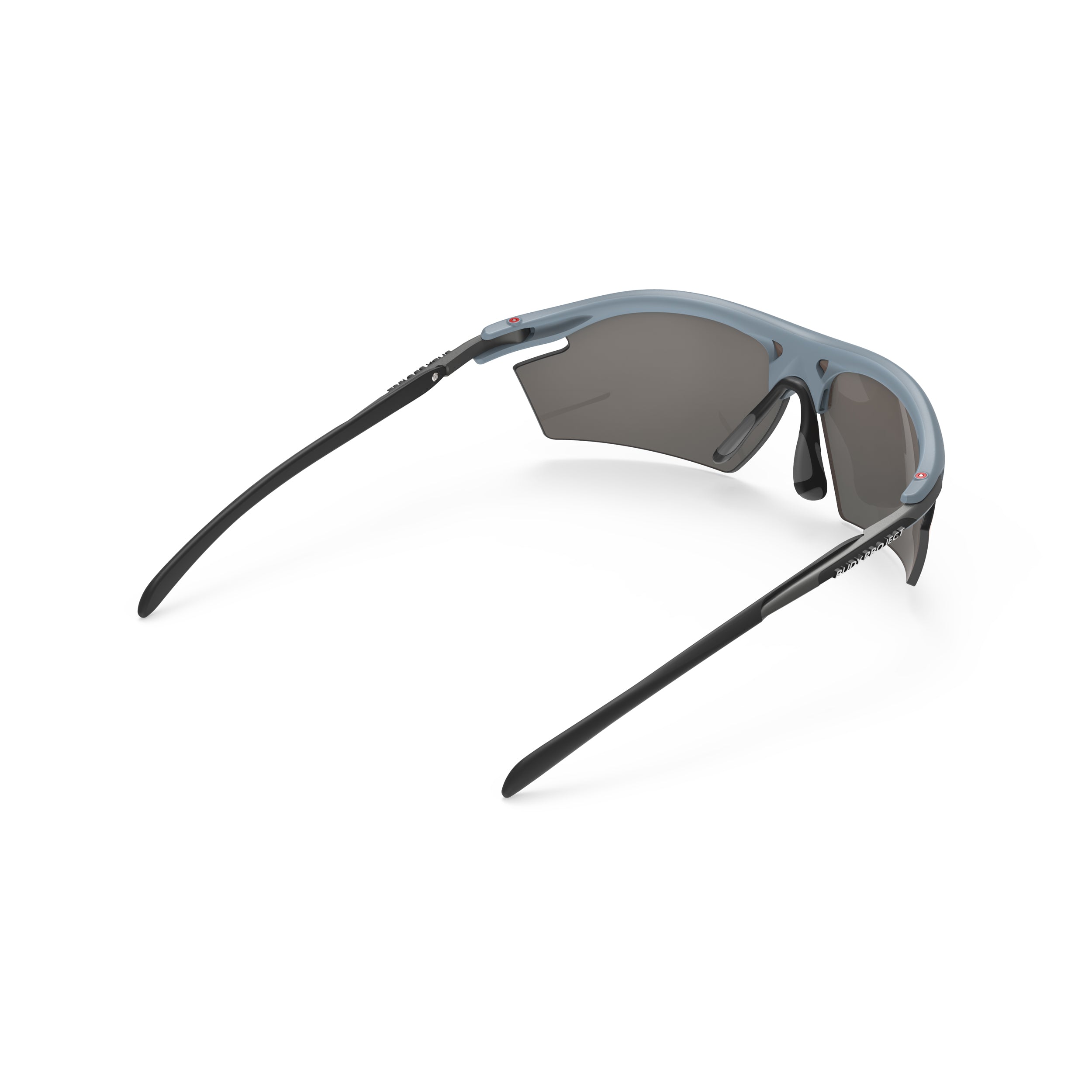Rudy Project Rydon Glacier Matte mirrored multilaser osmium performance sunglasses – rear view