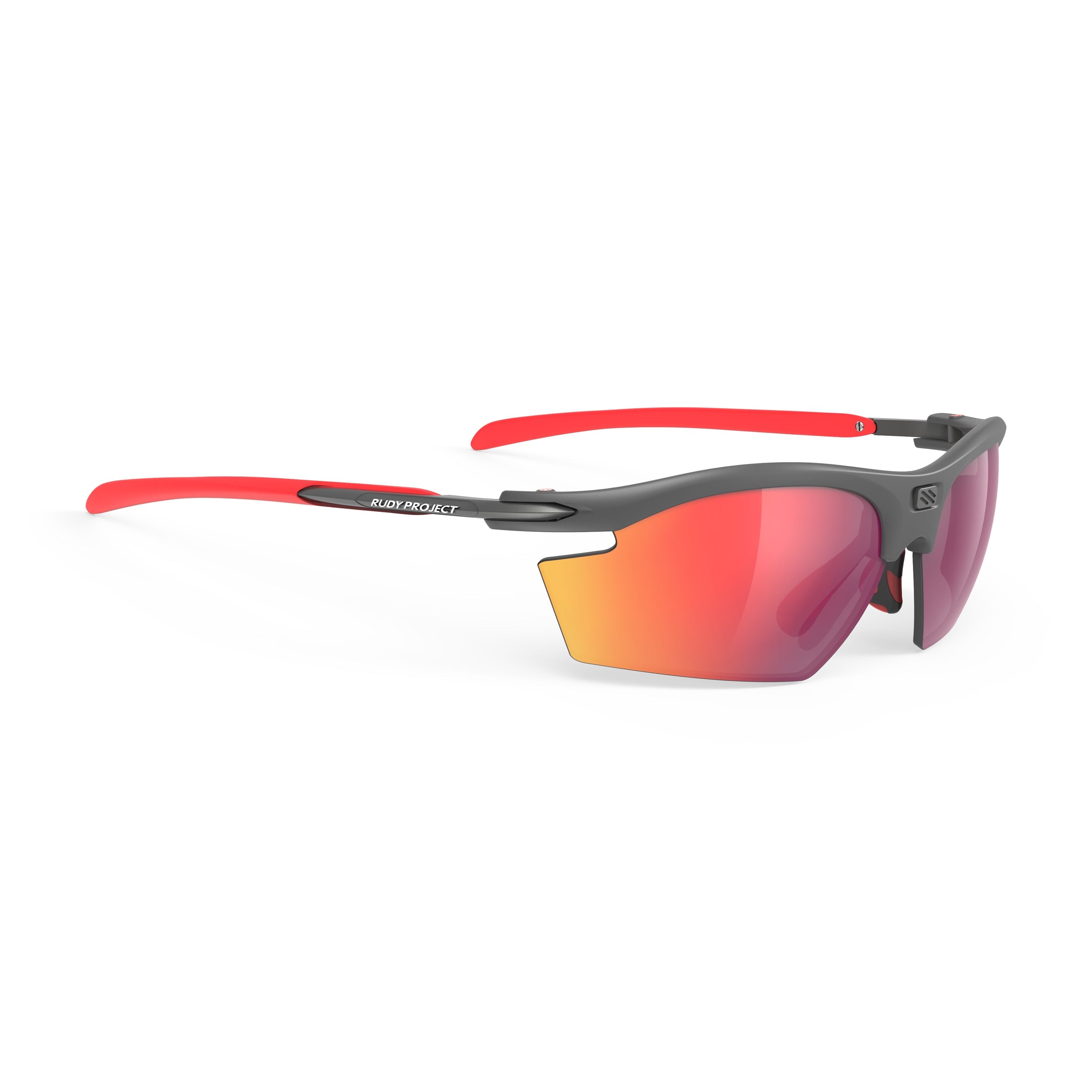 Rudy Project Rydon Graphite Multicolor Red mirrored multilaser red hdr performance sunglasses – front view