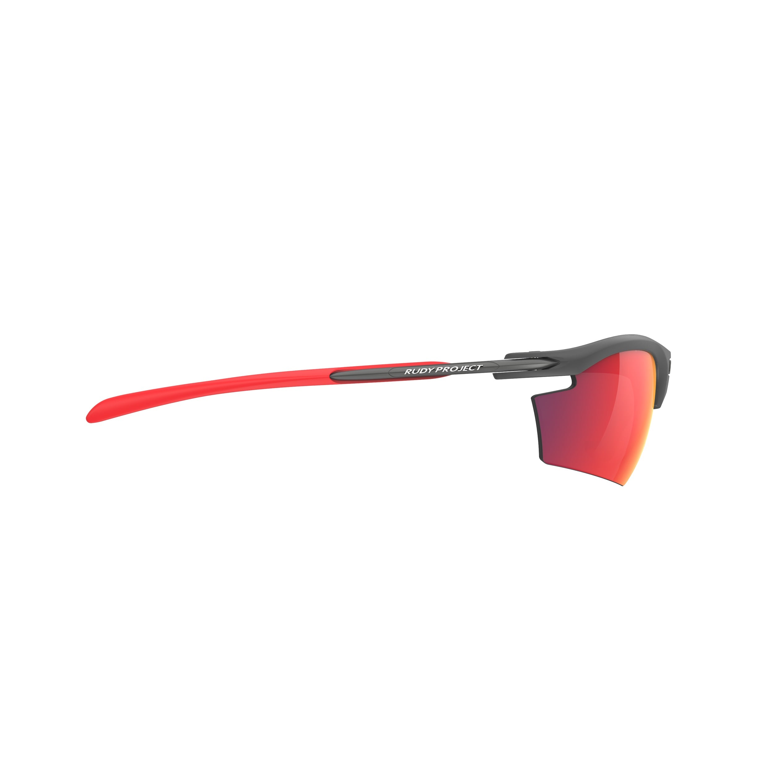 Rudy Project Rydon Graphite Multicolor Red mirrored multilaser red hdr performance sunglasses – side view, opposite side
