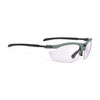 Rudy Project Rydon Green Sage Matte photochromic laser purple hdr performance sunglasses – front view