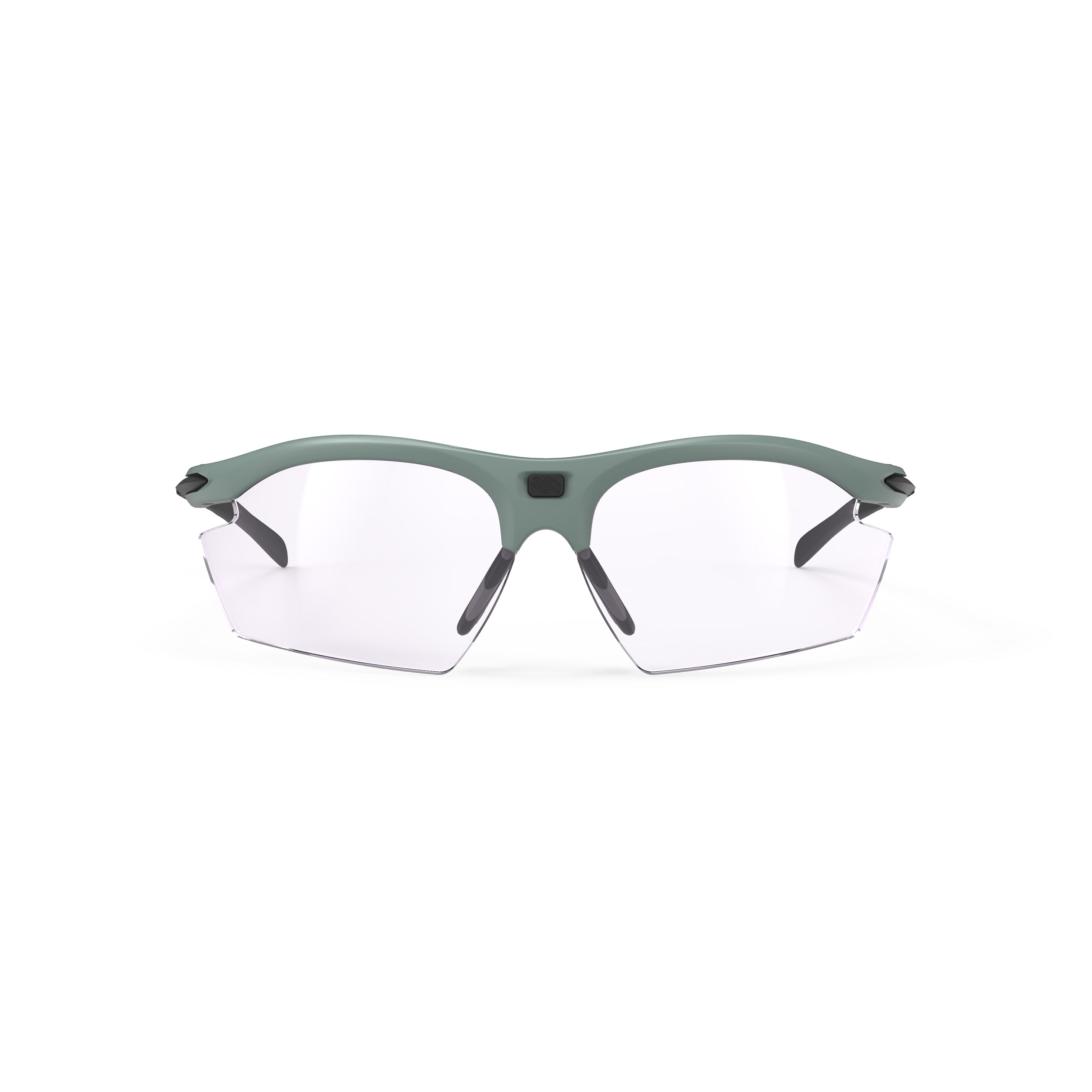 Rudy Project Rydon Green Sage Matte photochromic laser purple hdr performance sunglasses – front view, alternate angle