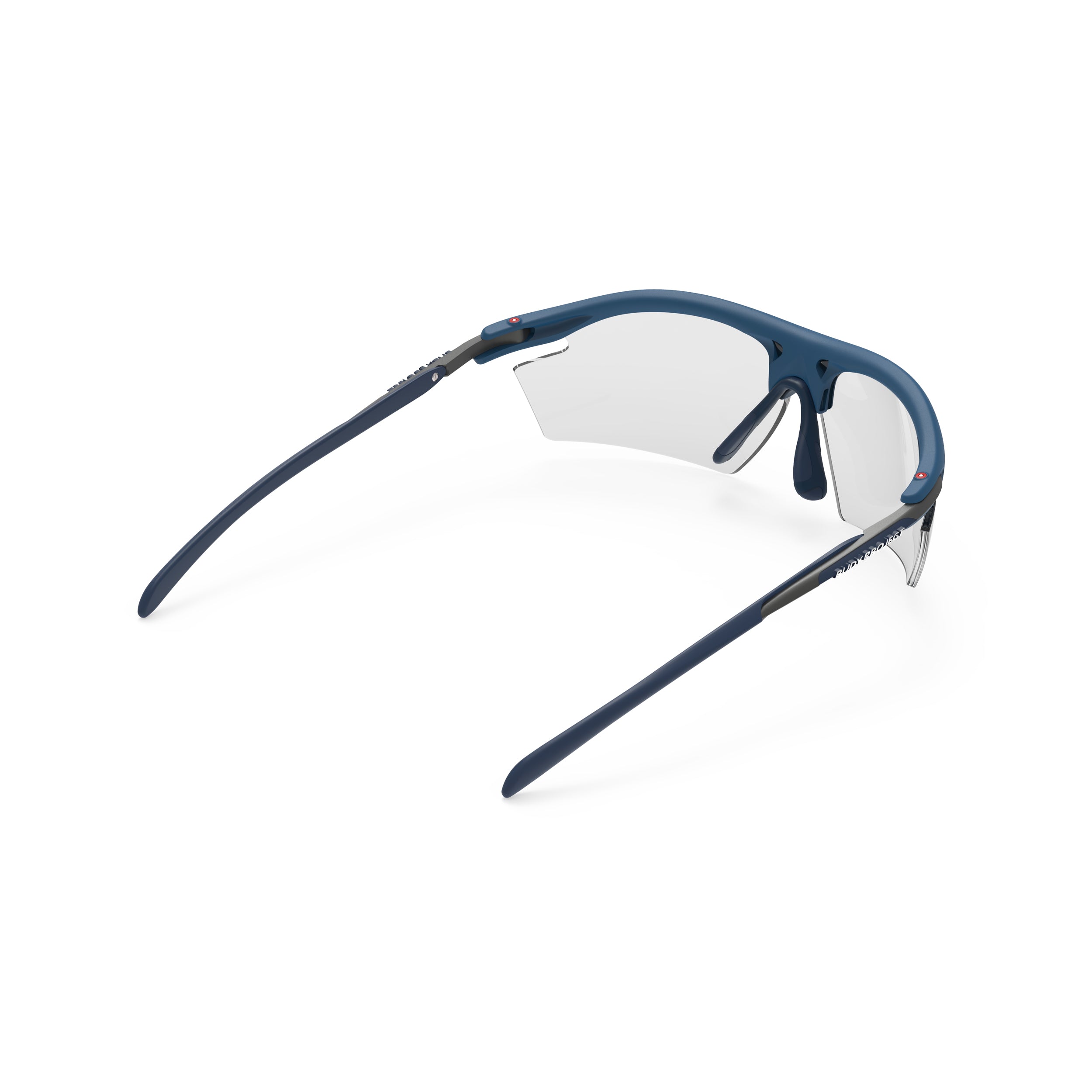 Rudy Project Rydon Pacific Blue Matte photochromic black performance sunglasses – rear view