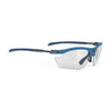 Rudy Project Rydon Pacific Blue Matte photochromic black performance sunglasses – front view