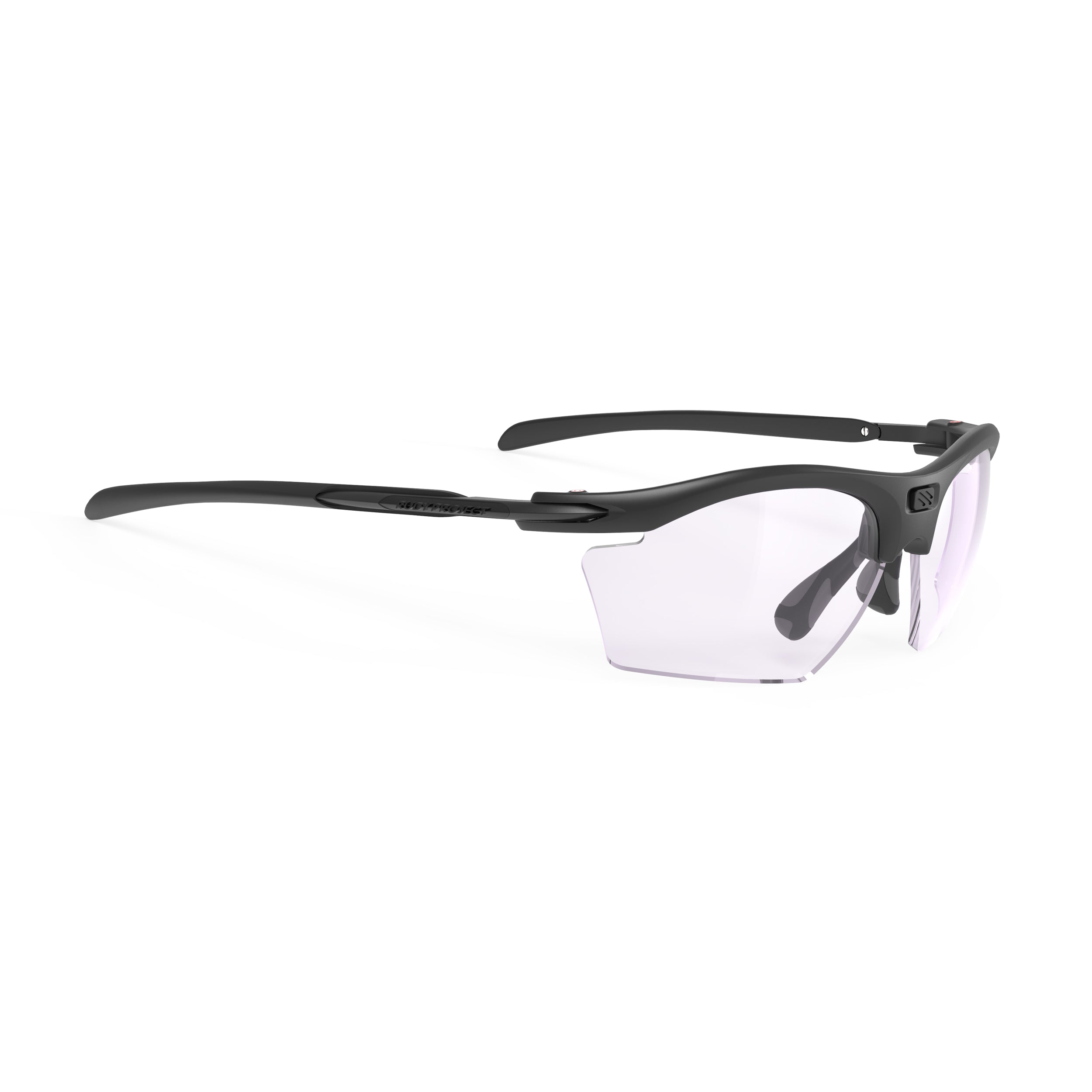 Rudy Project Rydon Slim Black Matte photochromic laser purple hdr performance sunglasses – front view