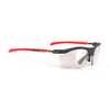 Rudy Project Rydon Slim Carbonium photochromic red performance sunglasses – front view