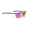 Rudy Project Rydon Slim Crystal Ash mirrored multilaser sunset performance sunglasses – front view