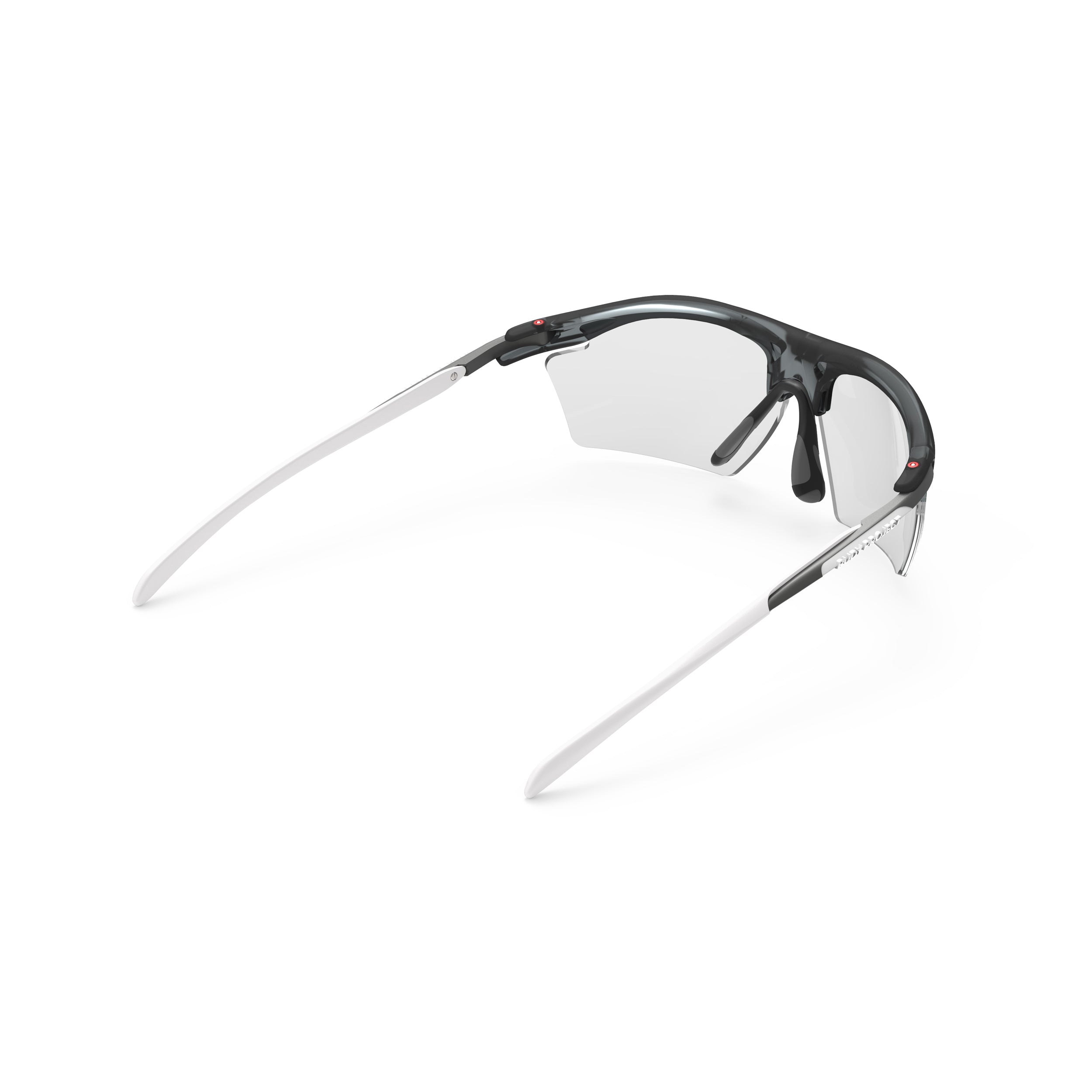 Rudy Project Rydon Slim Frozen Ash photochromic laser black performance sunglasses – rear view