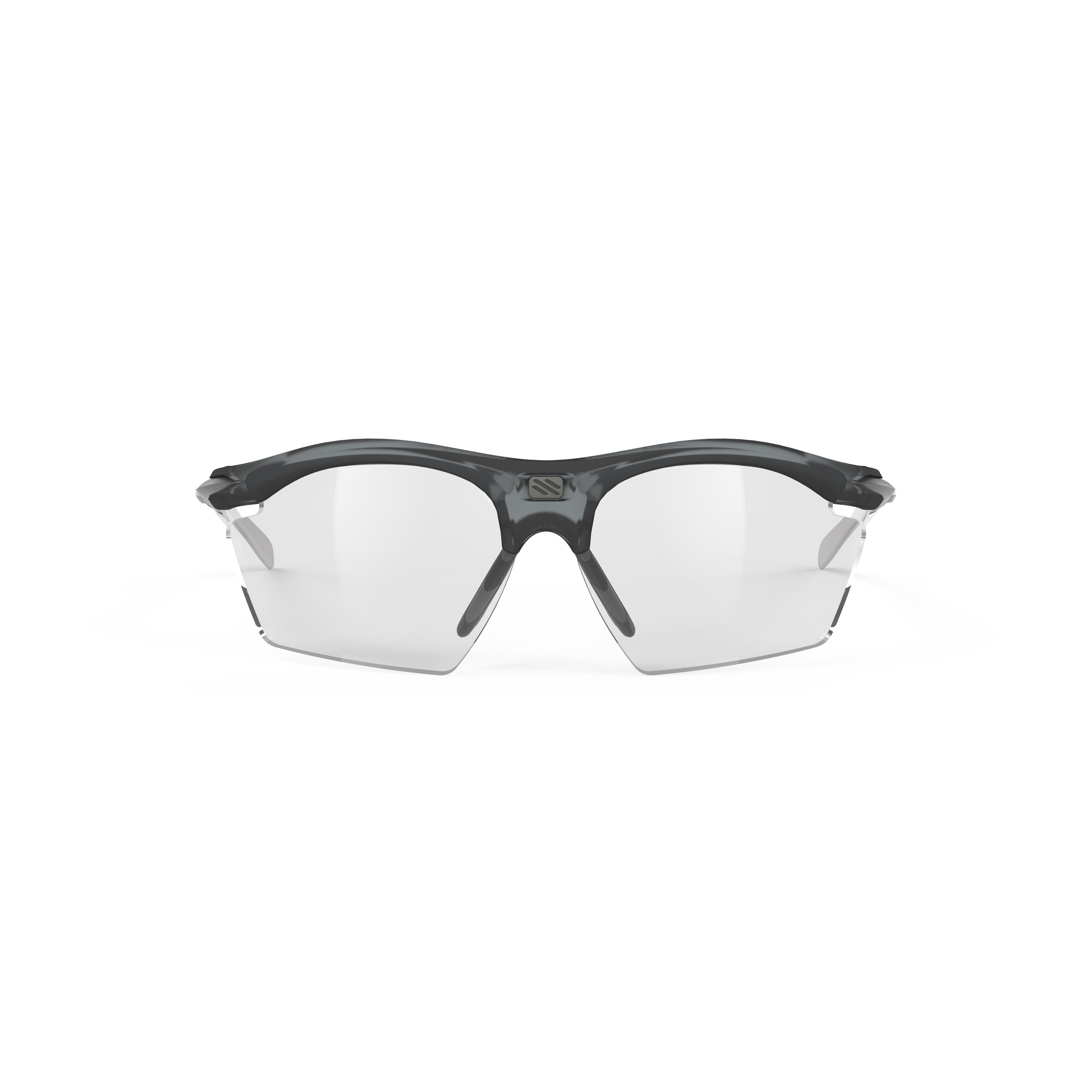 Rudy Project Rydon Slim Frozen Ash photochromic laser black performance sunglasses – front view, alternate angle