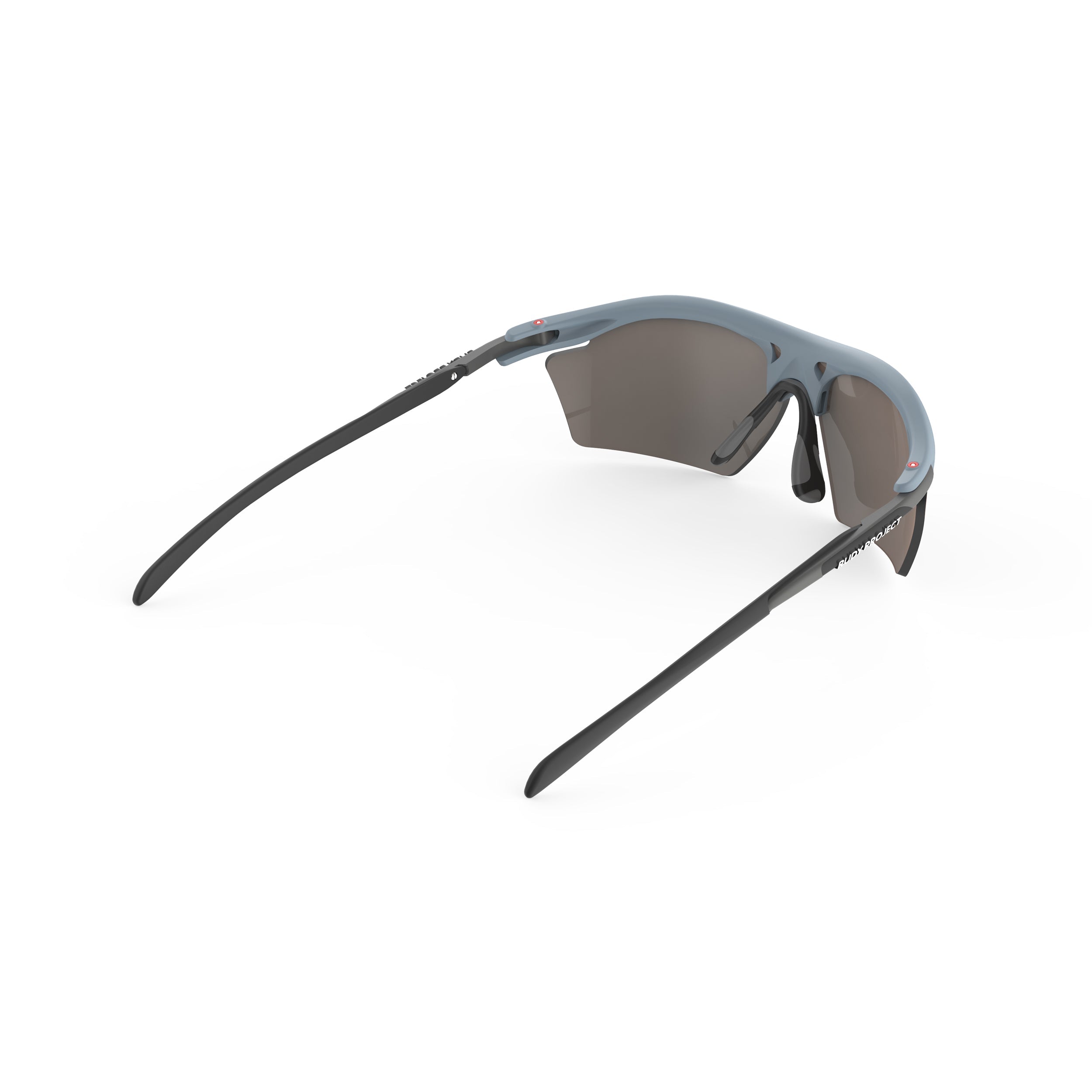 Rudy Project Rydon Slim Glacier Matte mirrored multilaser osmium performance sunglasses – rear view