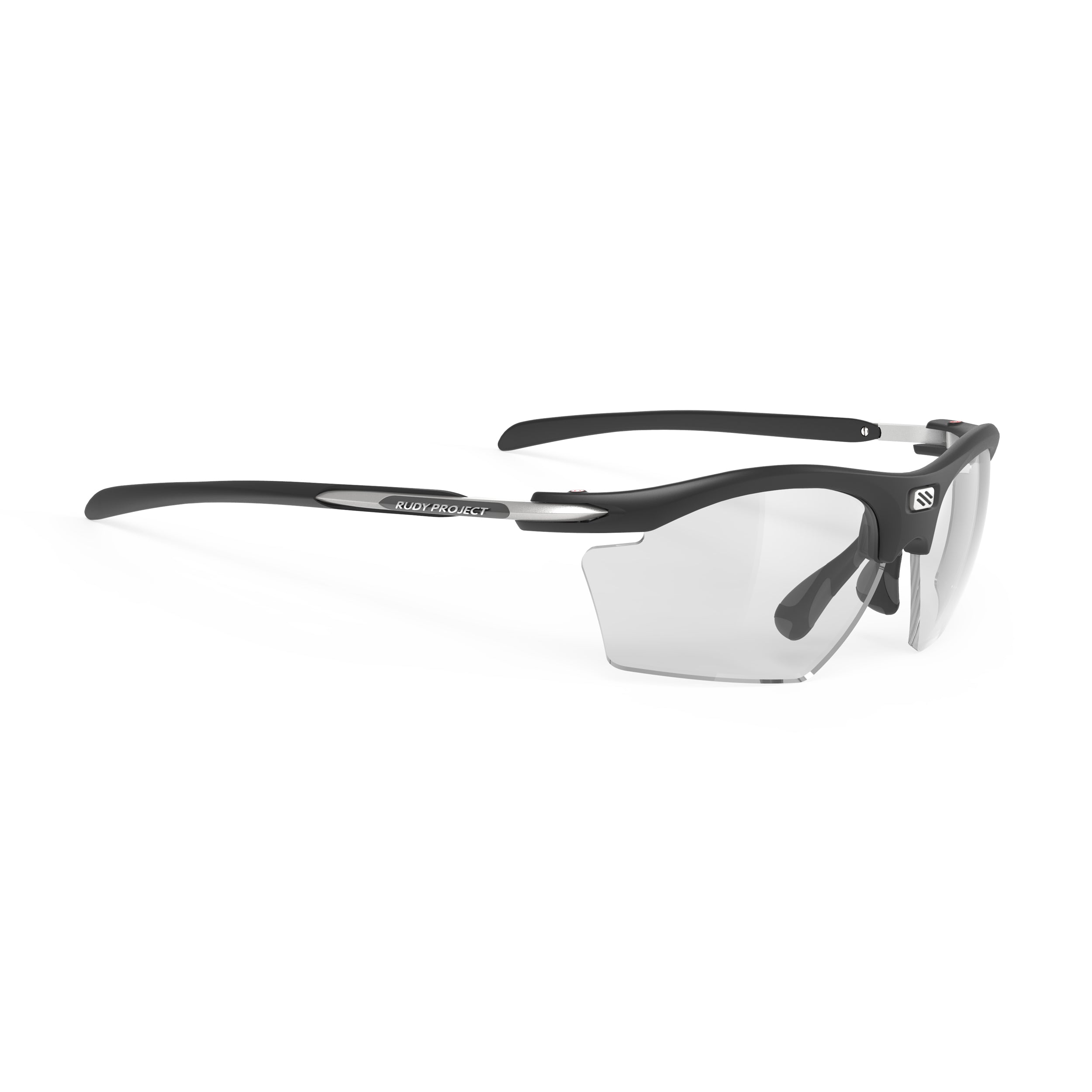 Rudy Project Rydon Slim Matte Black photochromic black performance sunglasses – front view