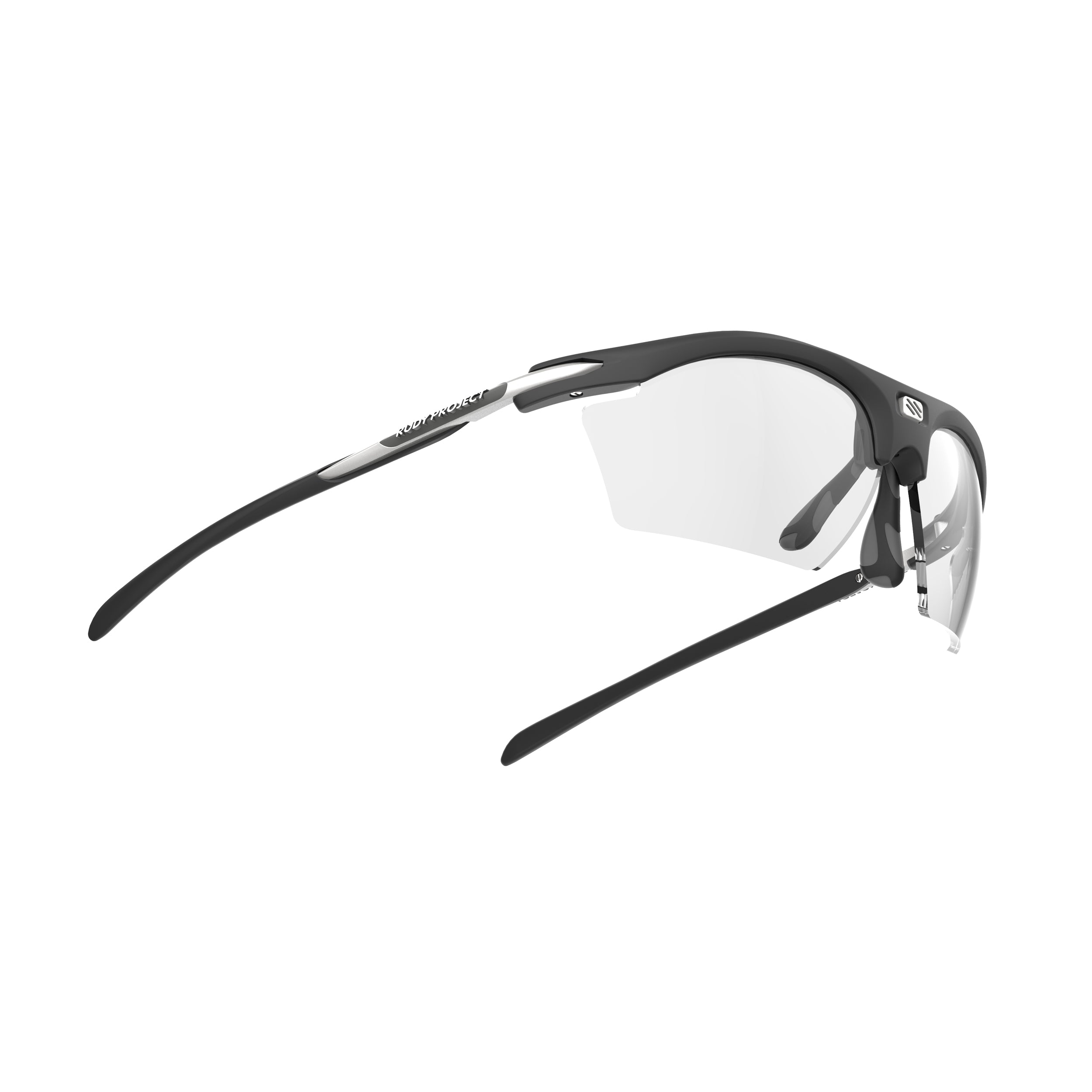 Rudy Project Rydon Slim Matte Black photochromic black performance sunglasses – side view