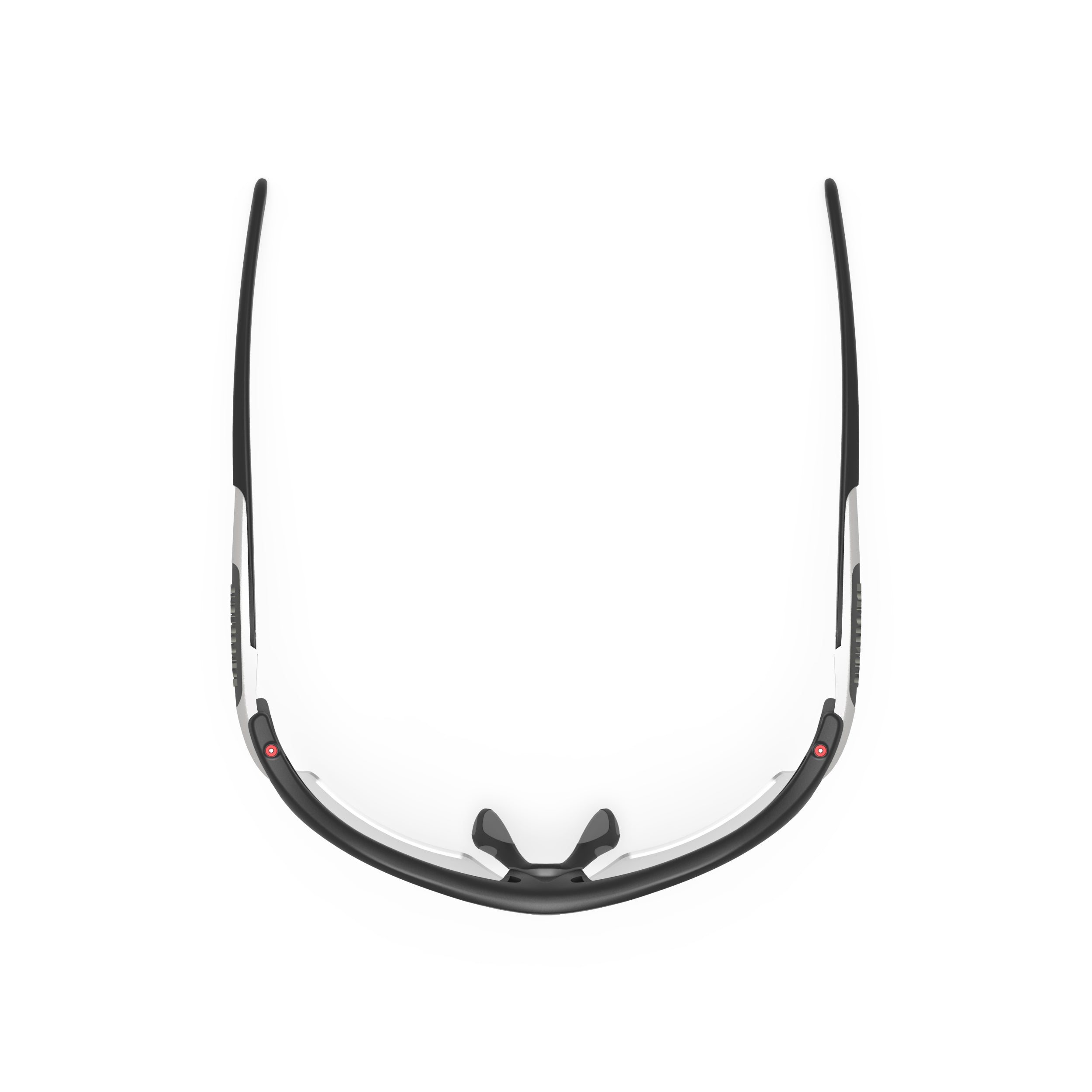 Rudy Project Rydon Slim Matte Black photochromic black performance sunglasses – top view