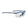 Rudy Project Rydon Slim Pacific Blue Matte photochromic black performance sunglasses – front view