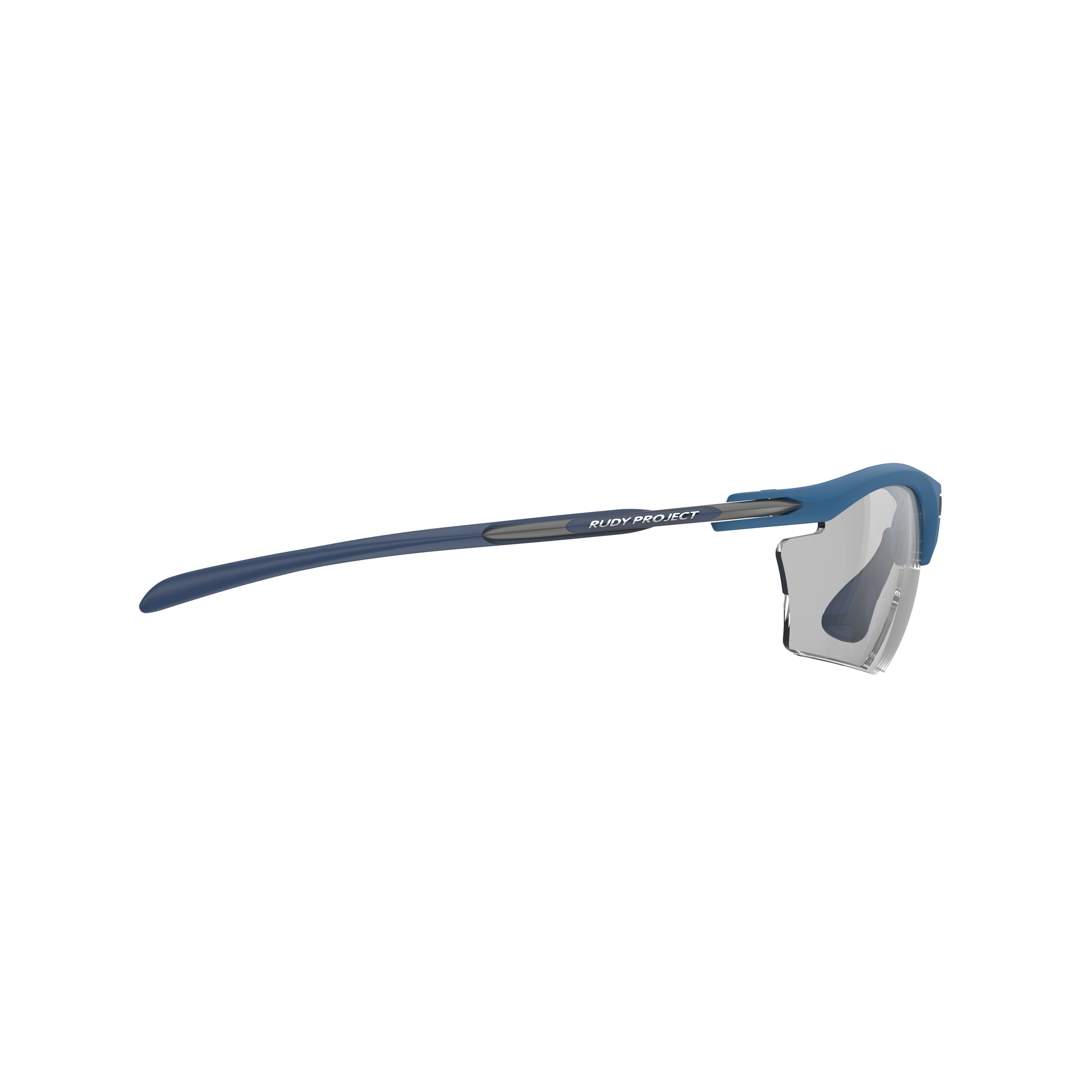 Rudy Project Rydon Slim Pacific Blue Matte photochromic black performance sunglasses – side view, opposite side