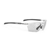 Rudy Project Rydon Slim White Carbonium photochromic black performance sunglasses – front view