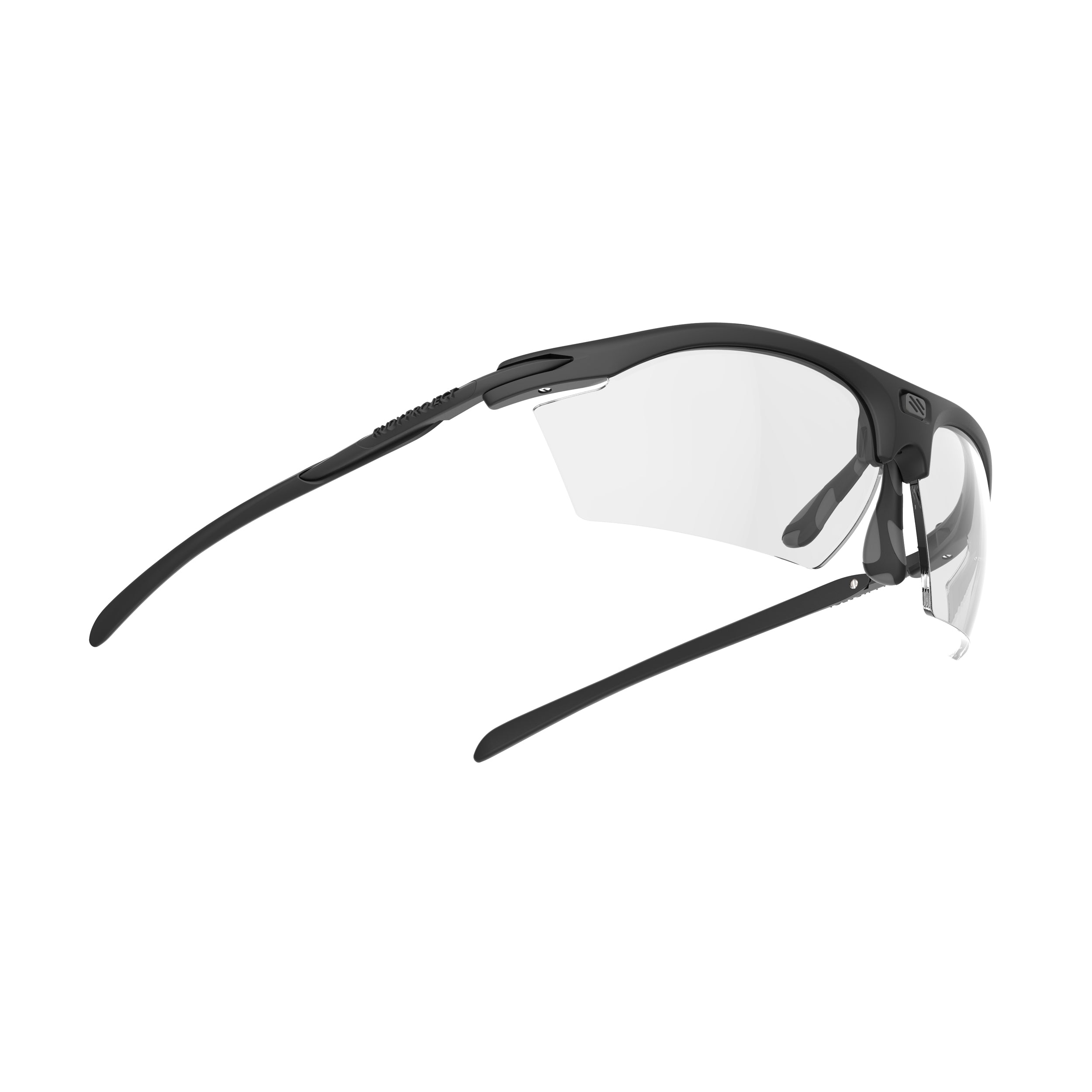 Rudy Project Rydon Stealth Matte Black photochromic black performance sunglasses – side view