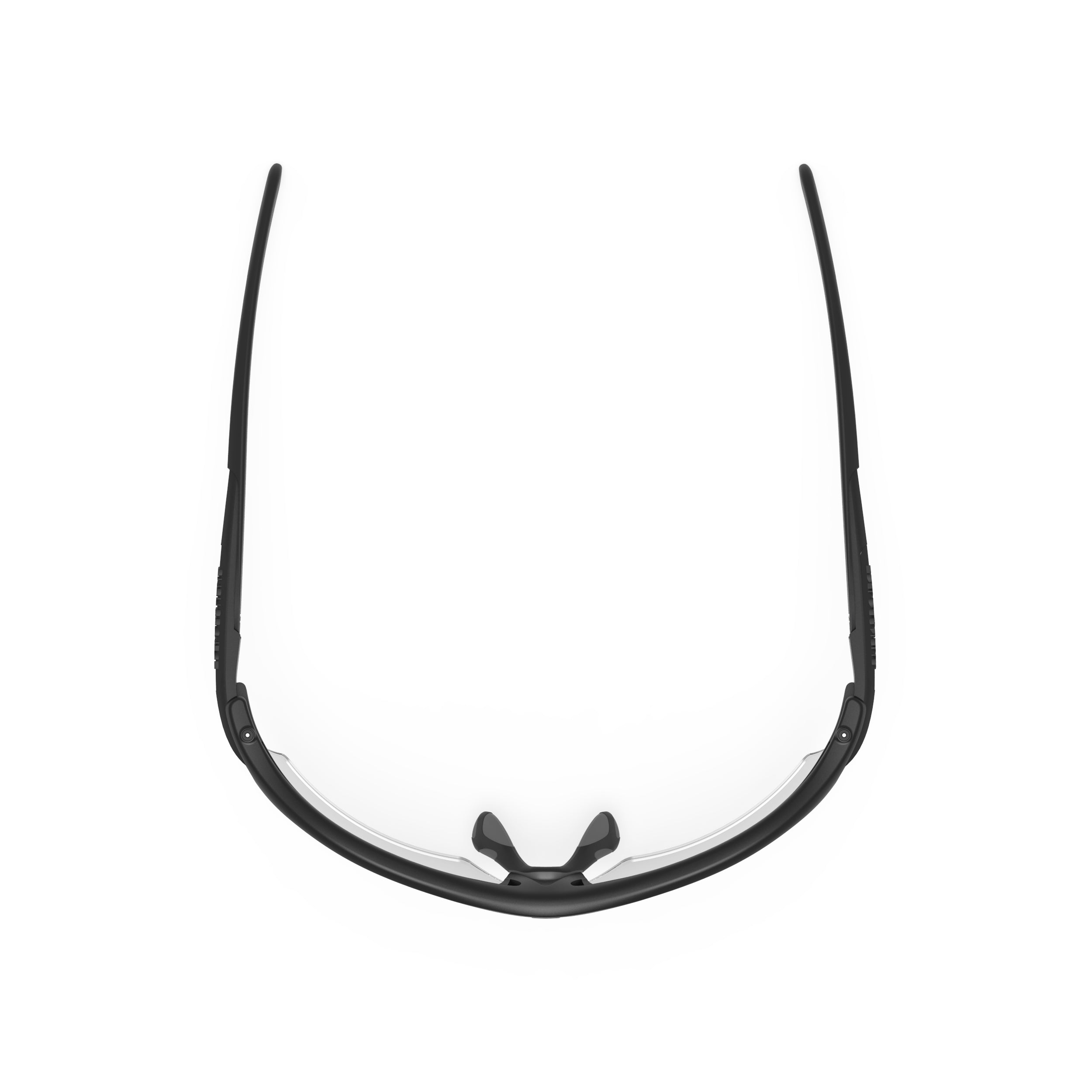 Rudy Project Rydon Stealth Matte Black photochromic black performance sunglasses – top view
