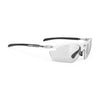 Rudy Project Rydon White Carbonium photochromic black performance sunglasses – front view