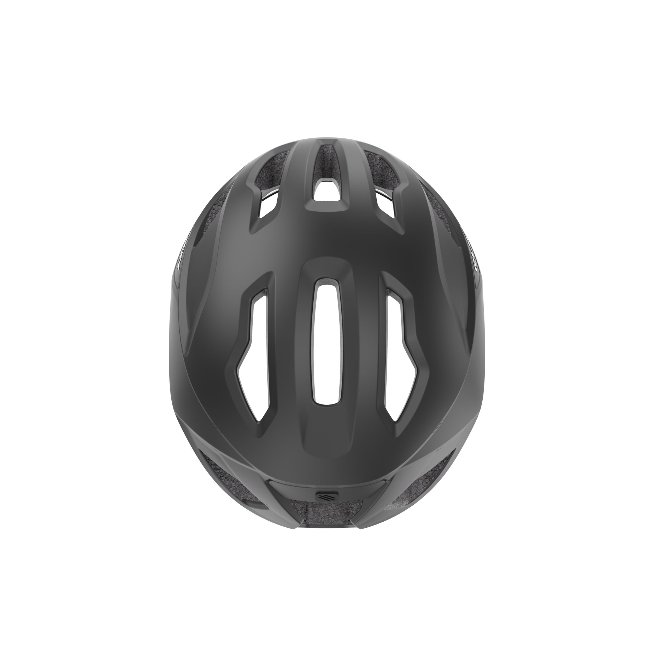 Rudy Project Sinergy Black Matte cycling helmet – rear view