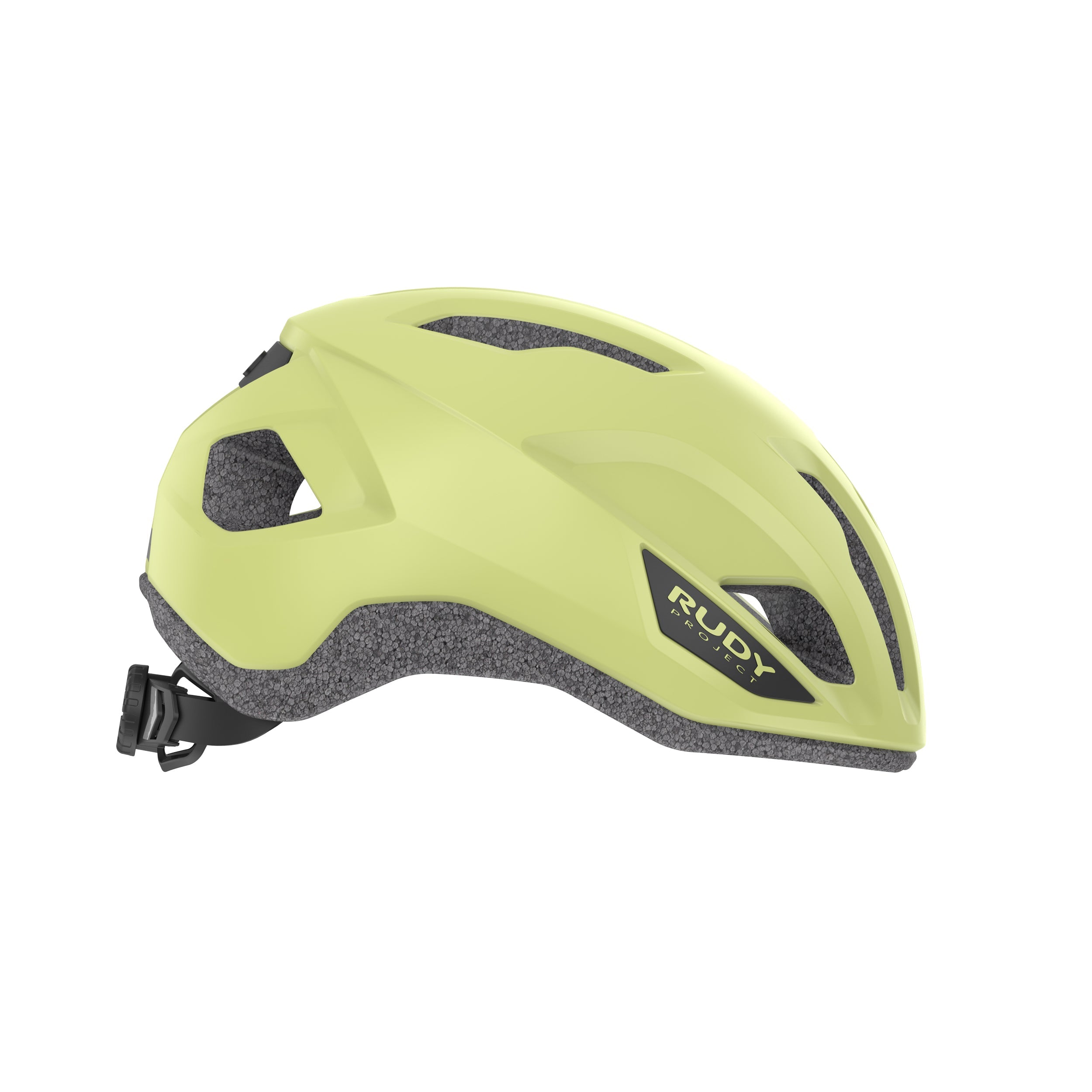 Rudy Project Sinergy Celestial Yellow Matte cycling helmet – side view