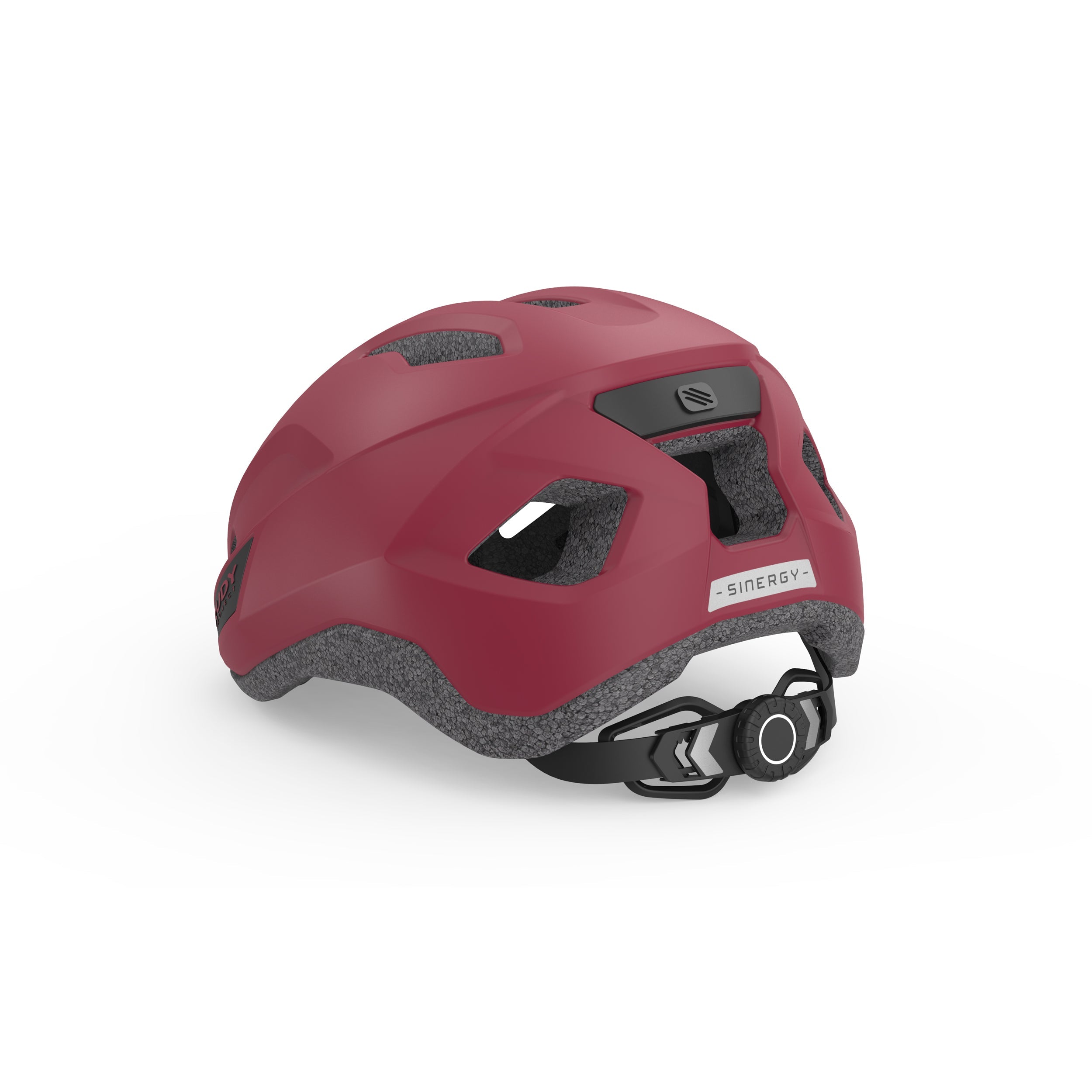 Rudy Project Sinergy Cherry Lacquer Matte cycling helmet – side view, opposite side