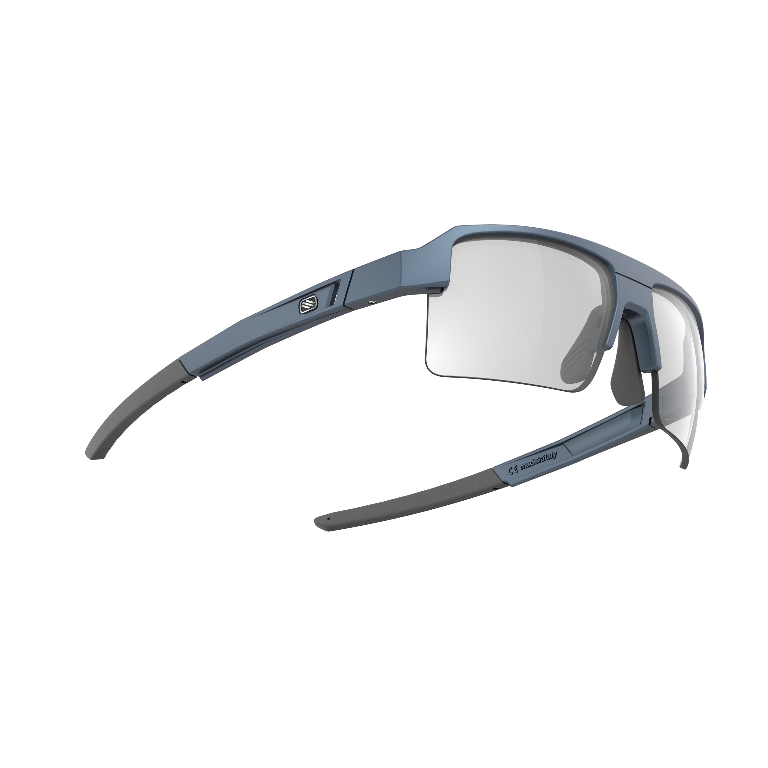 Rudy Project Sirius Cosmic Blue photochromic laser black performance sunglasses – side view