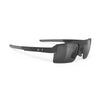 Rudy Project Sirius Matte Black polarized polar 3fx hdr multilaser grey performance sunglasses – front view