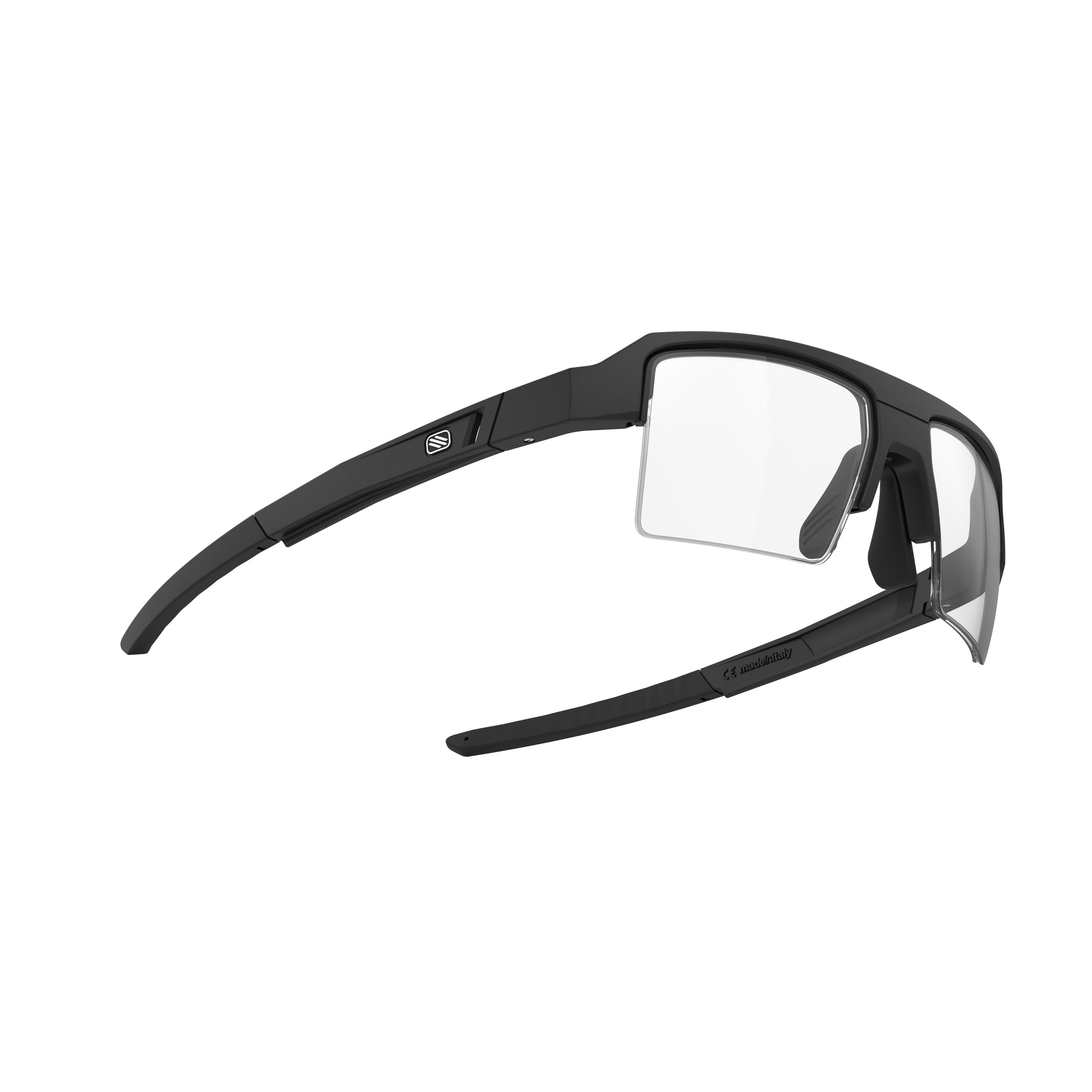 Rudy Project Sirius Optical Dock Black Matte prescription sports glasses – side view