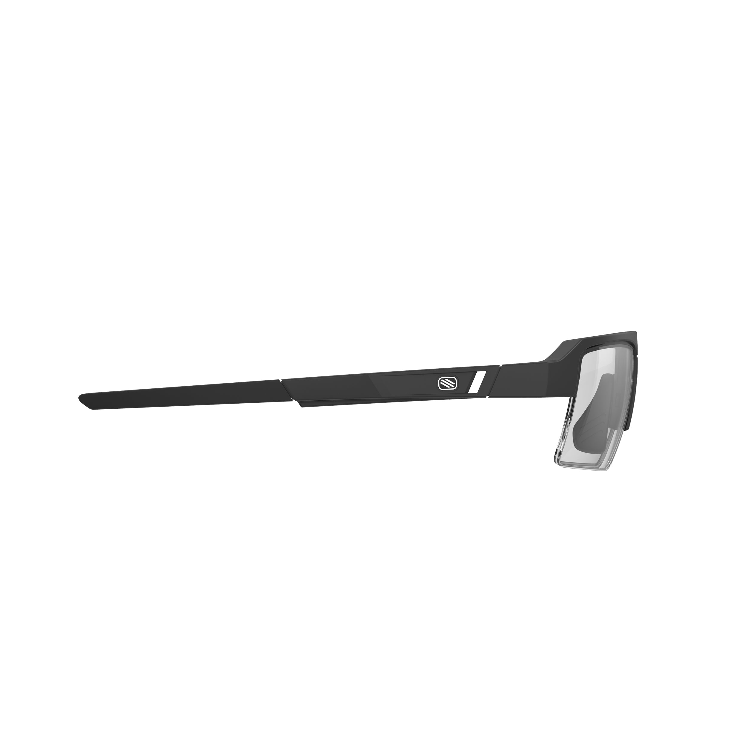 Rudy Project Sirius Optical Dock Black Matte prescription sports glasses – side view, opposite side