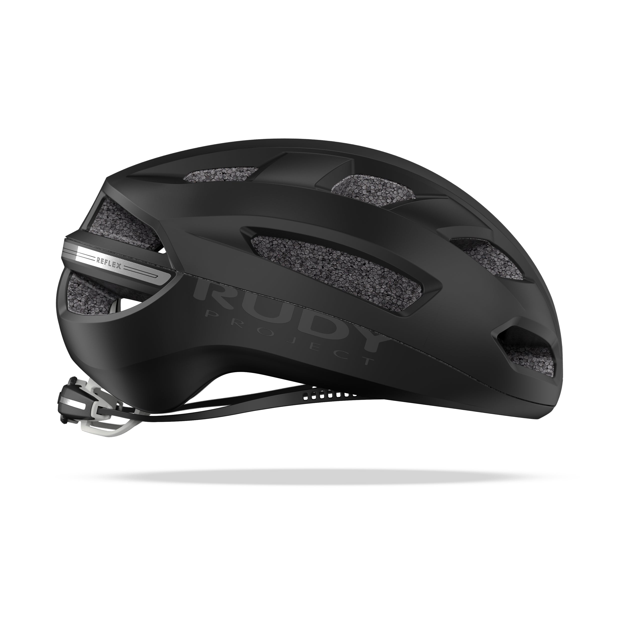 Rudy Project Skudo Black Matte cycling helmet – side view