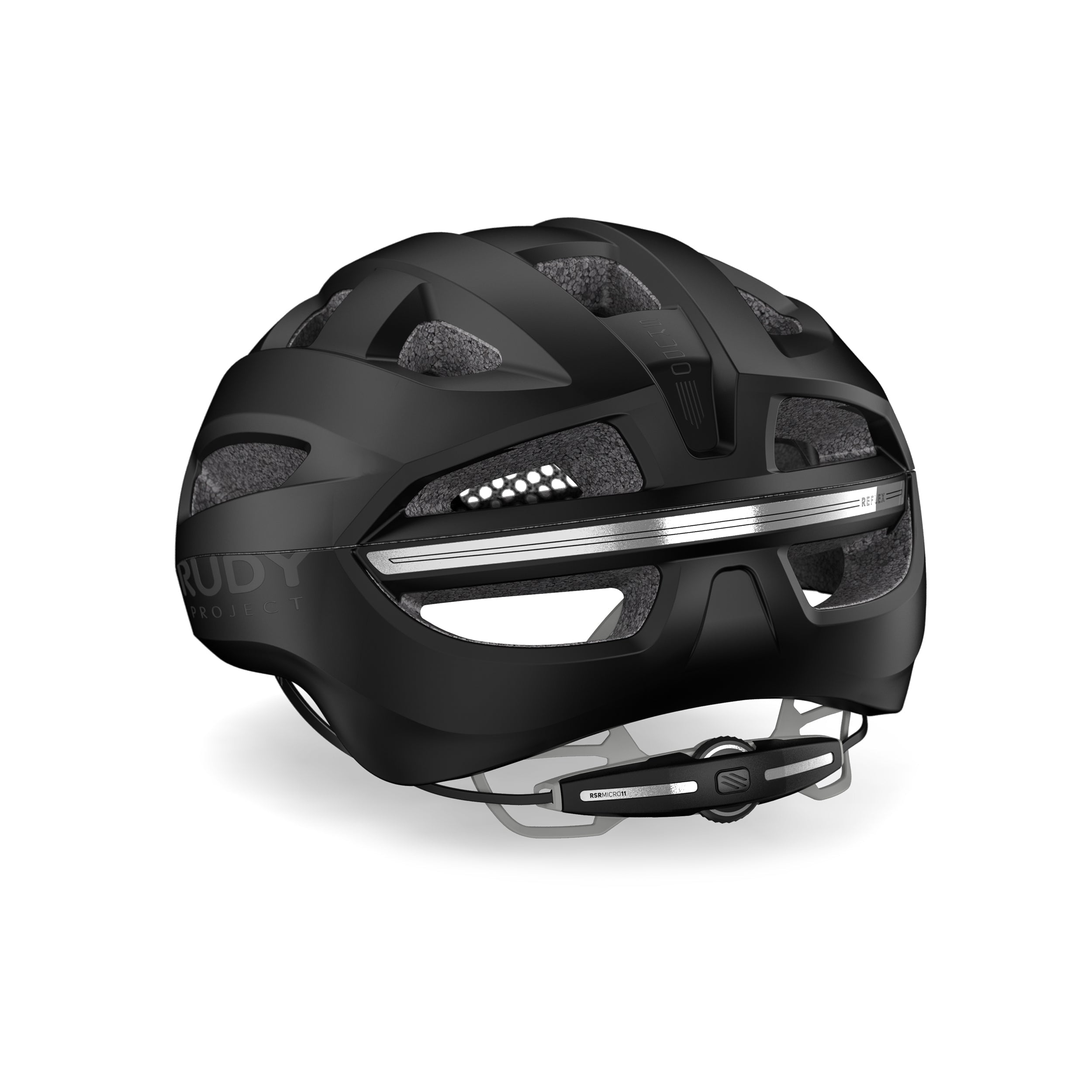 Rudy Project Skudo Black Matte cycling helmet – side view, opposite side