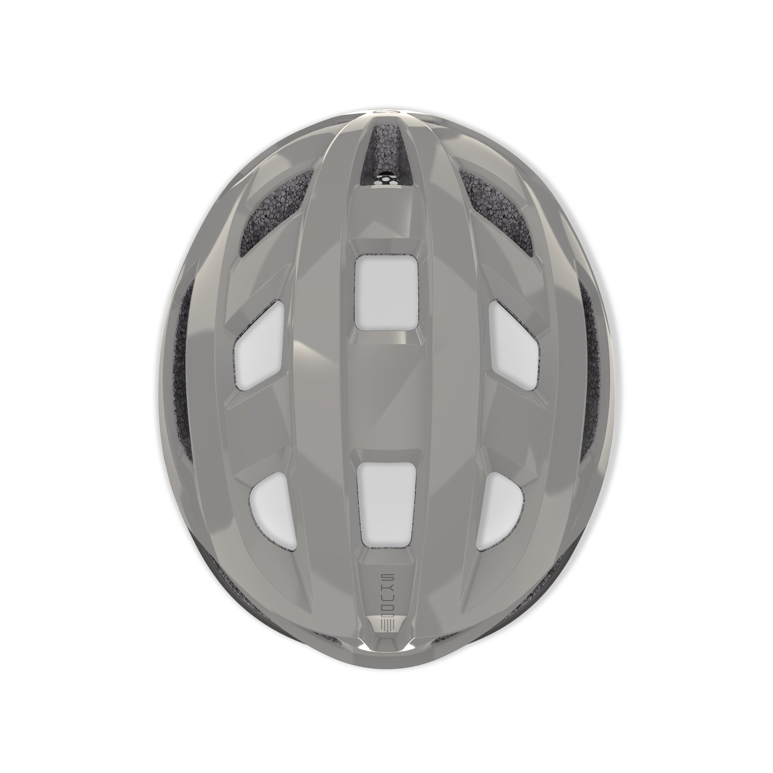 Rudy Project Skudo Sand Shiny cycling helmet – rear view