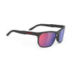 Rudy Project Soundrise Black Matte polarized polar 3fx hdr multilaser red performance sunglasses – front view