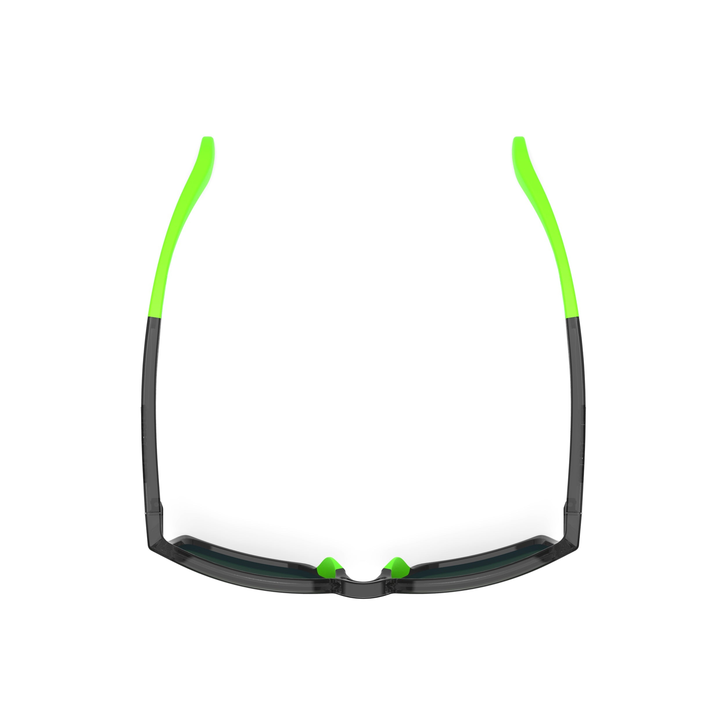Rudy Project Spinair 57 Crystal Graphite polarized polar 3fx hdr multilaser green performance sunglasses – top view