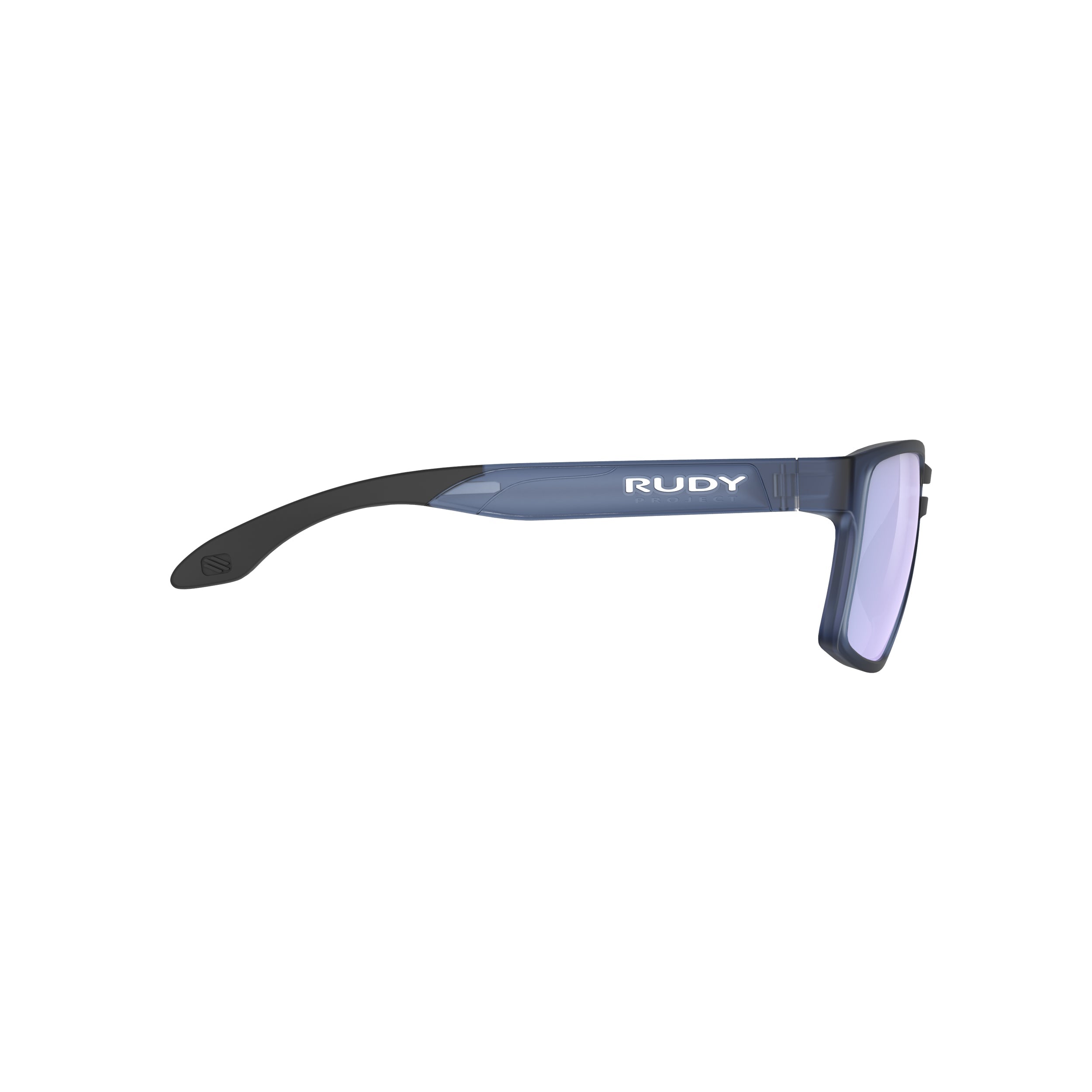Rudy Project Spinair 57 Frozen Avio Matte mirrored multilaser ice performance sunglasses – side view, opposite side