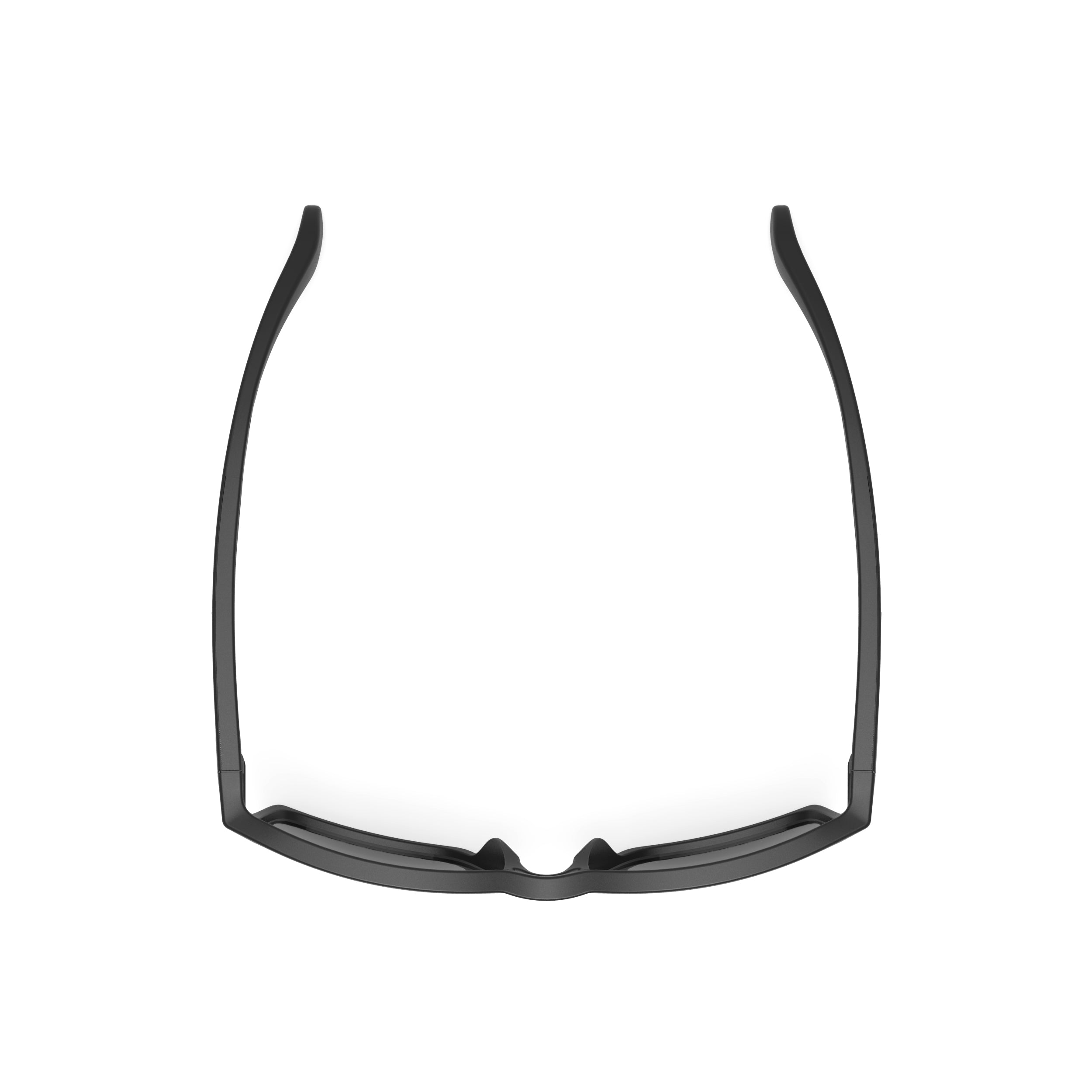 Rudy Project Spinair 57 Matte Black polarized polar 3fx hdr multilaser grey performance sunglasses – top view