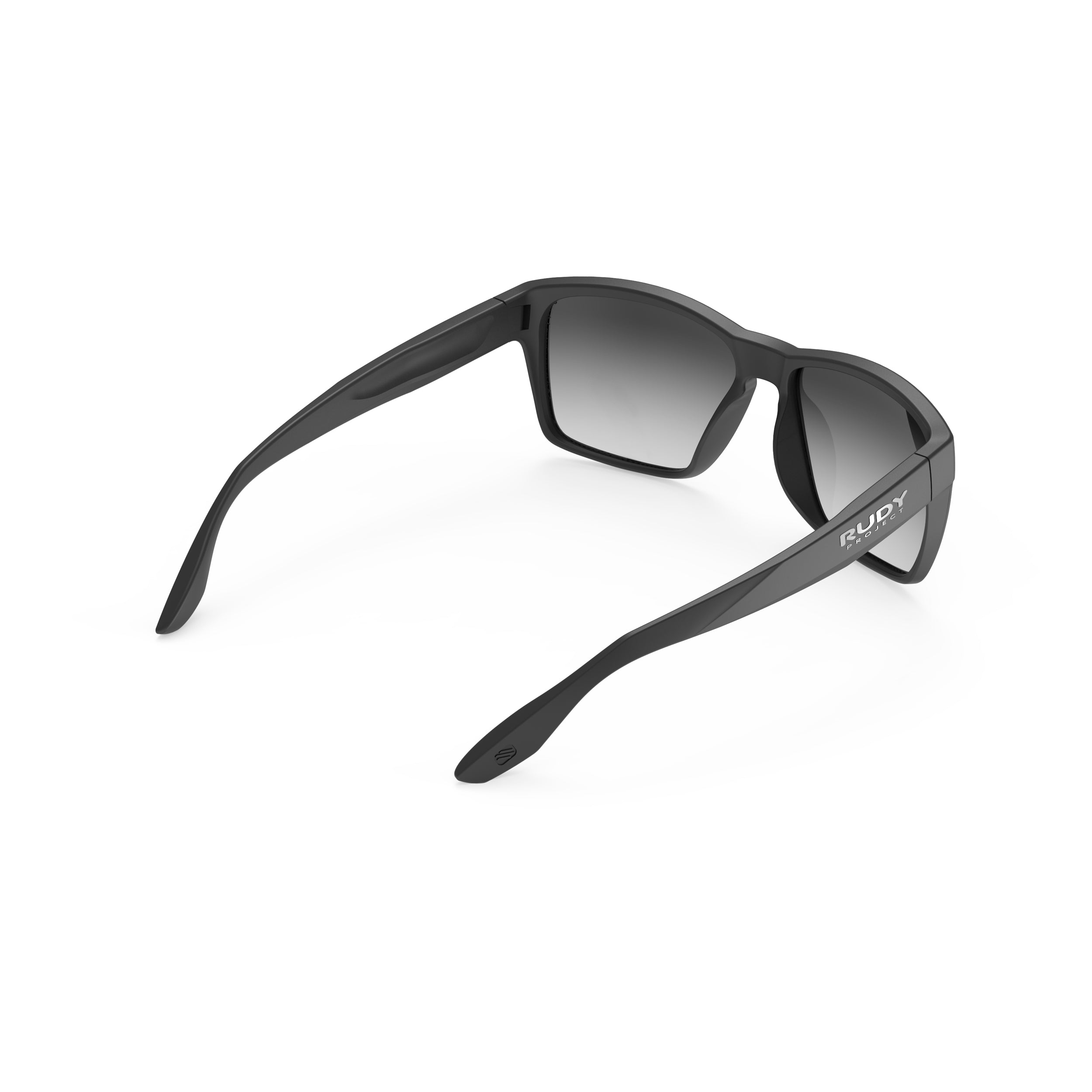 Rudy Project Spinhawk Edge Black Matte mirrored smoke black performance sunglasses – rear view