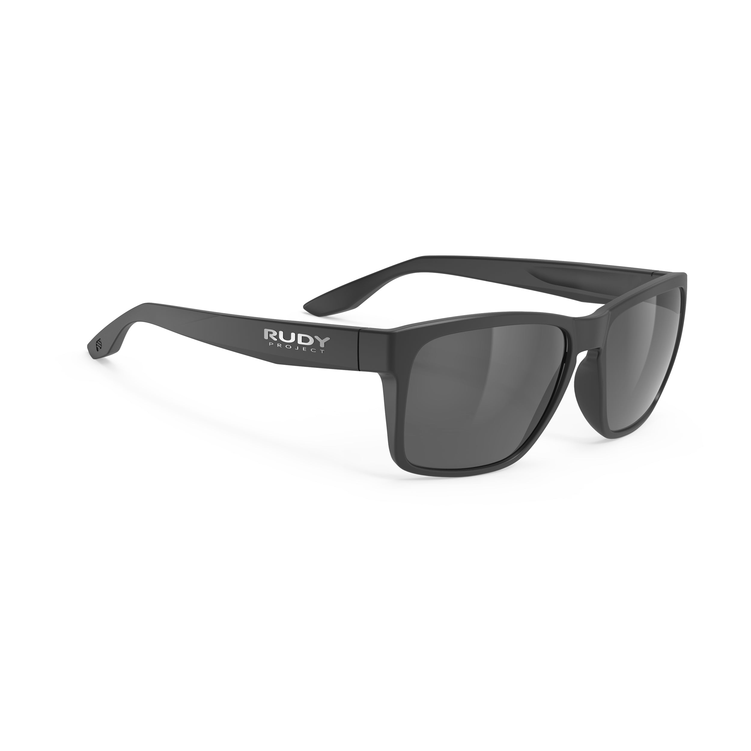 Rudy Project Spinhawk Edge Black Matte polarized polar 3fx hdr multilaser grey performance sunglasses – front view