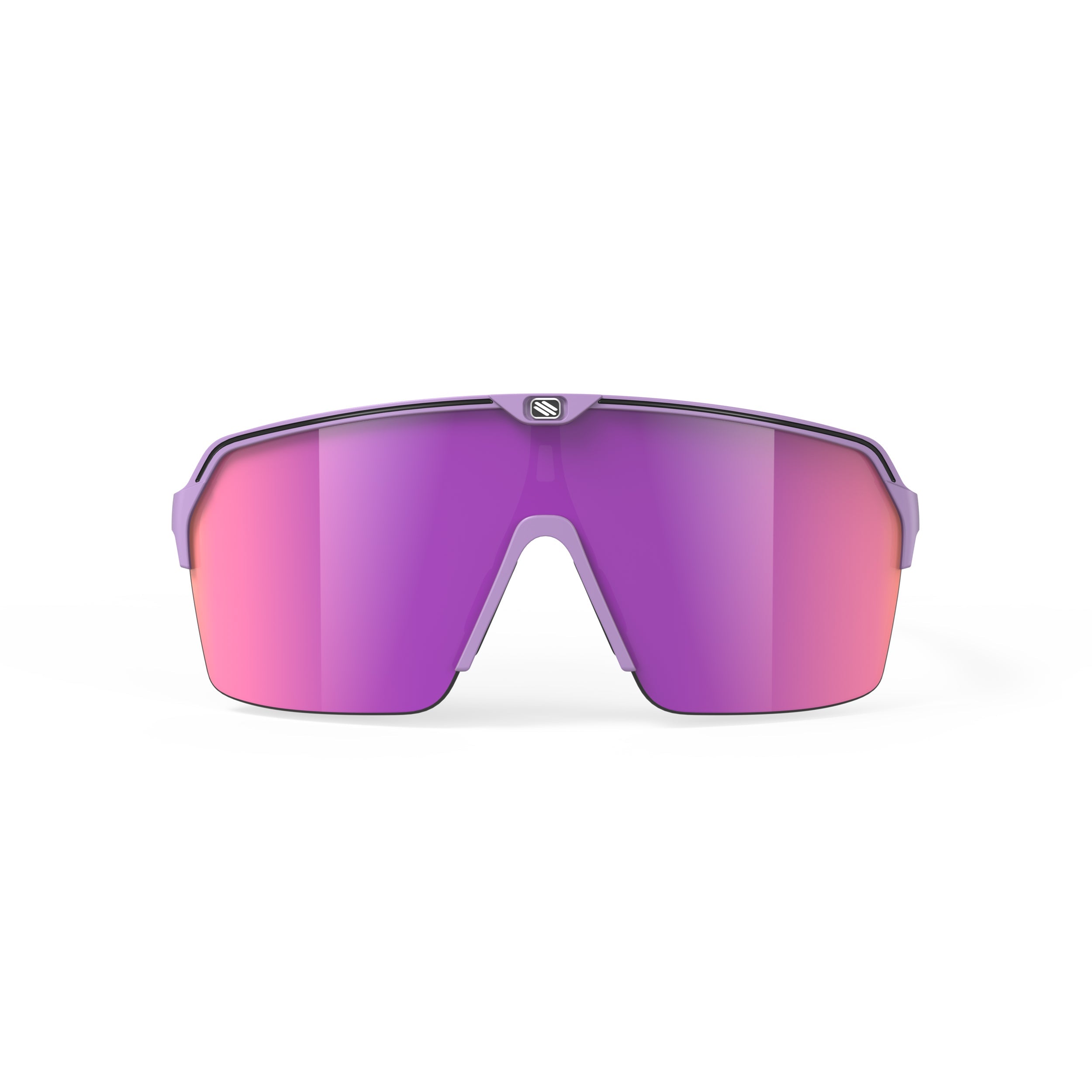 Rudy Project Spinshield Air Lavender Matte Multilaser Sunset Performance Sunglasses – Front View, front view, alternate angle