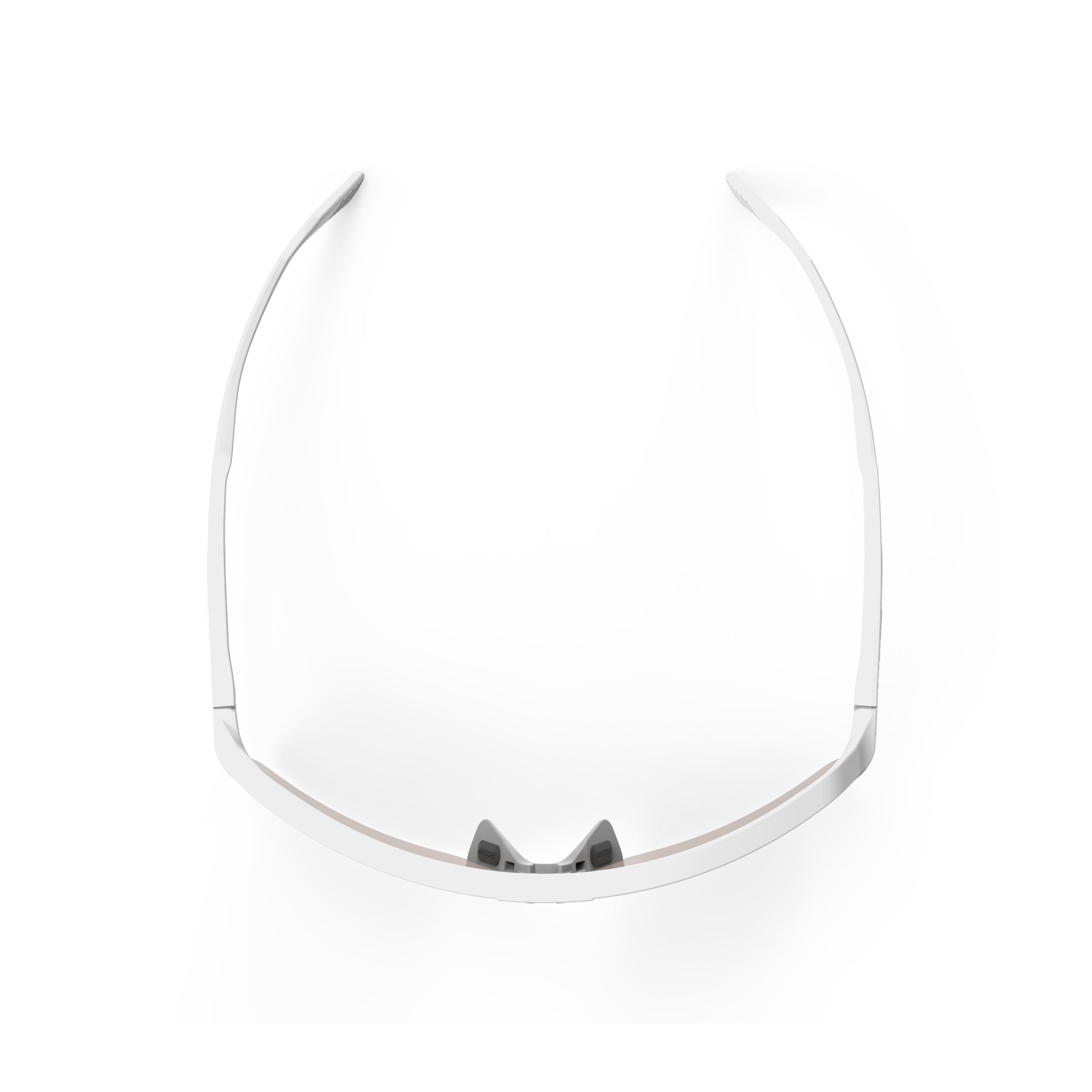 Rudy Project Spinshield Air White Matte Multilaser Gold Performance Sunglasses – Front View, top view