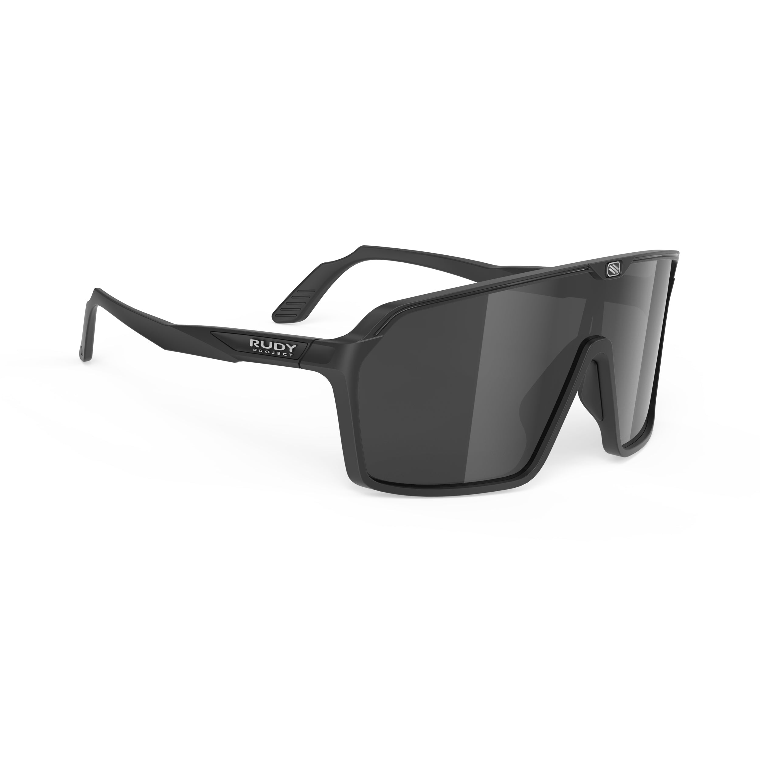 Rudy Project Spinshield Black Matte Smoke Performance Sunglasses – Front View