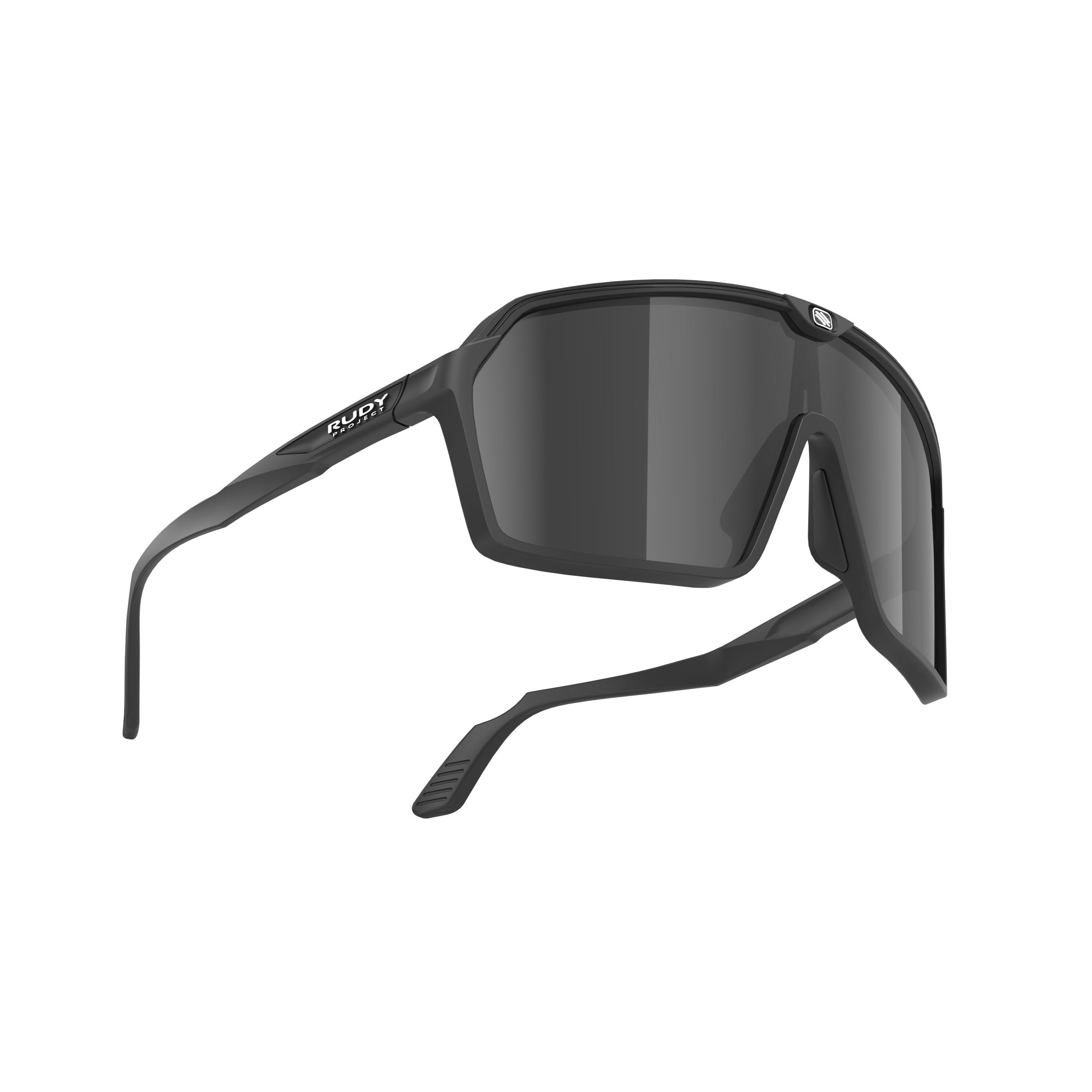 Rudy Project Spinshield Black Matte Smoke Performance Sunglasses – Front View, side view
