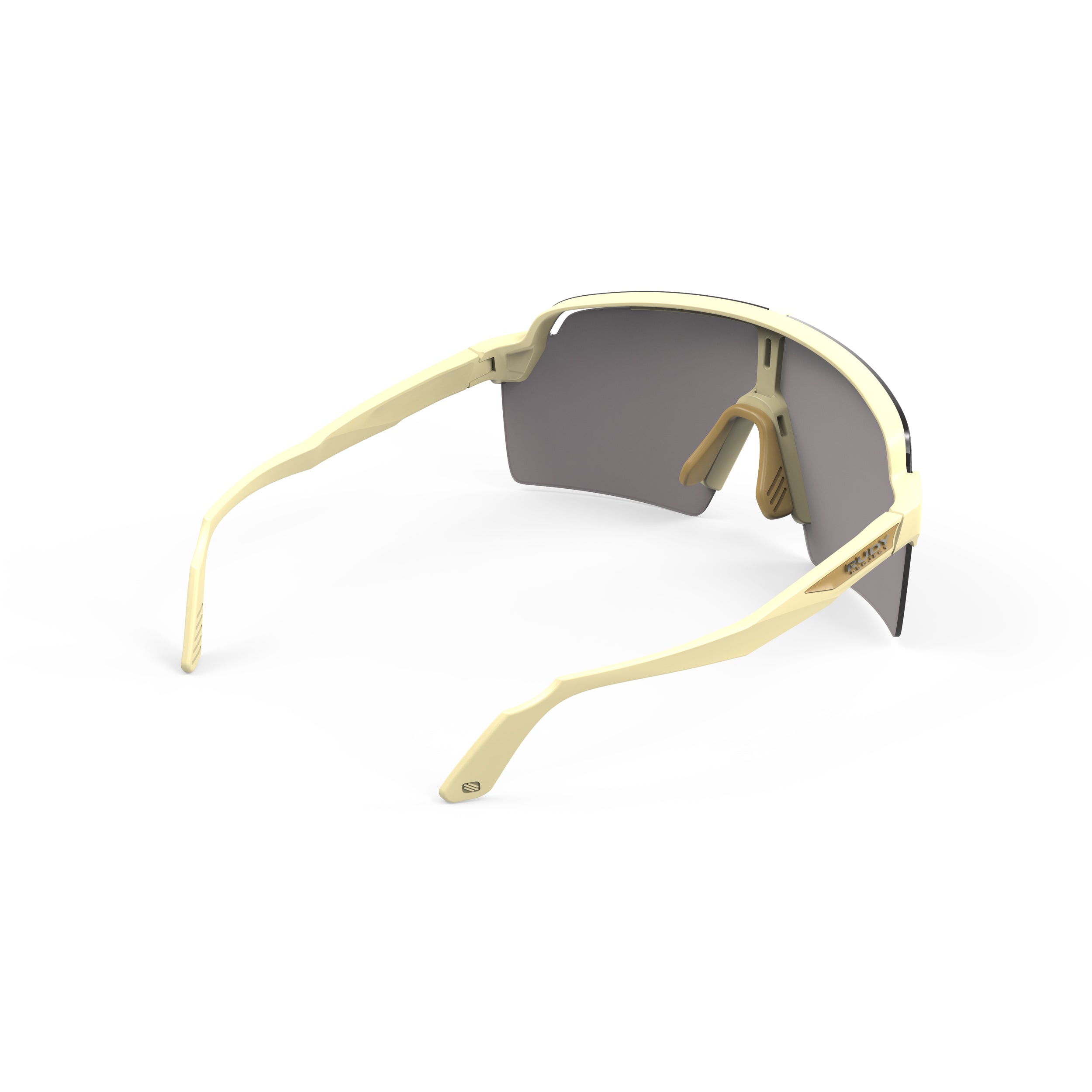Rudy Project Spinshield Pro Vanilla Matte Mirrored Multilaser Rosegold Performance Sunglasses – rear view