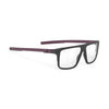 Rudy Project Stellar Black Cabernet Matte prescription sports glasses – front view, alternate angle