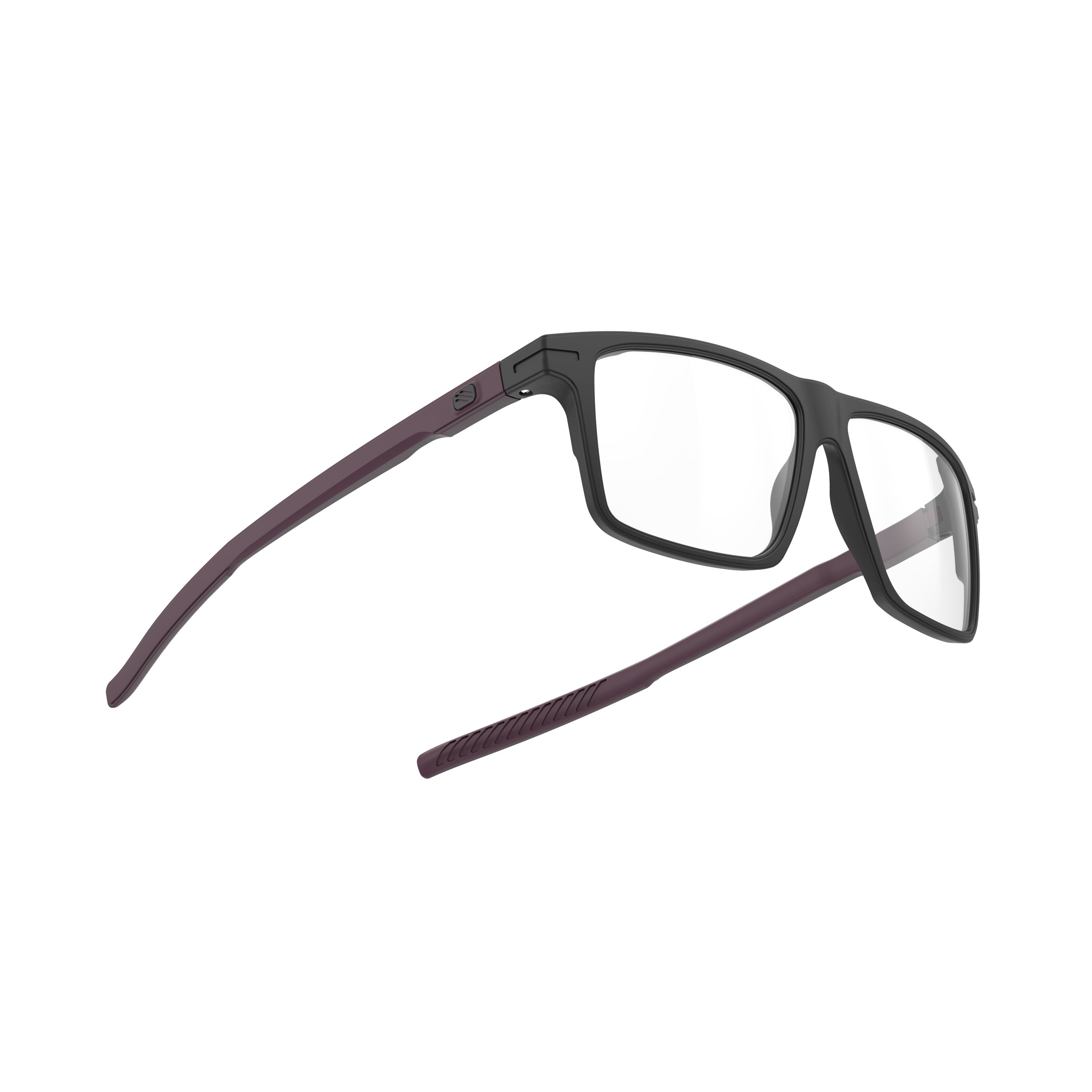Rudy Project Stellar Black Cabernet Matte prescription sports glasses – side view