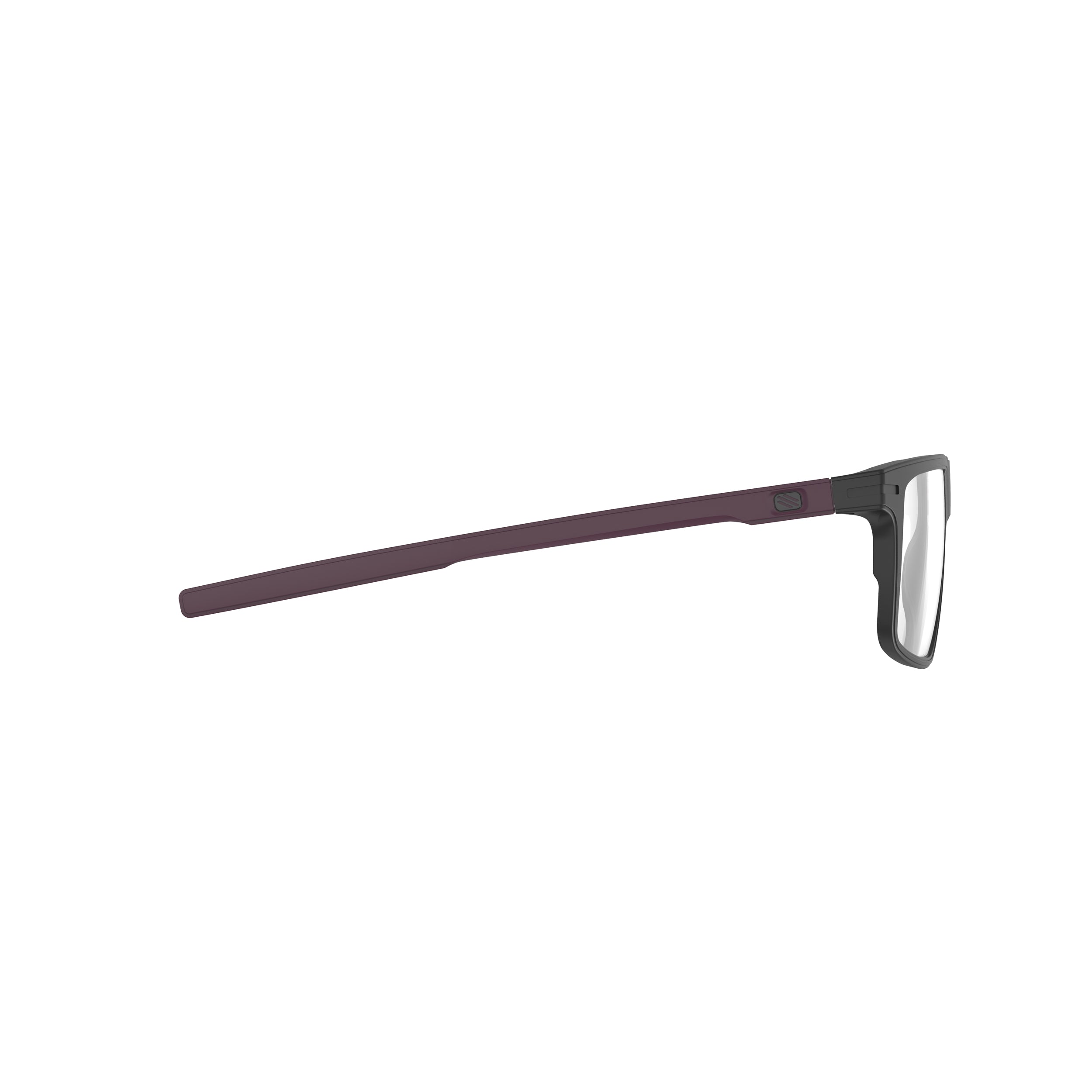 Rudy Project Stellar Black Cabernet Matte prescription sports glasses – side view, opposite side