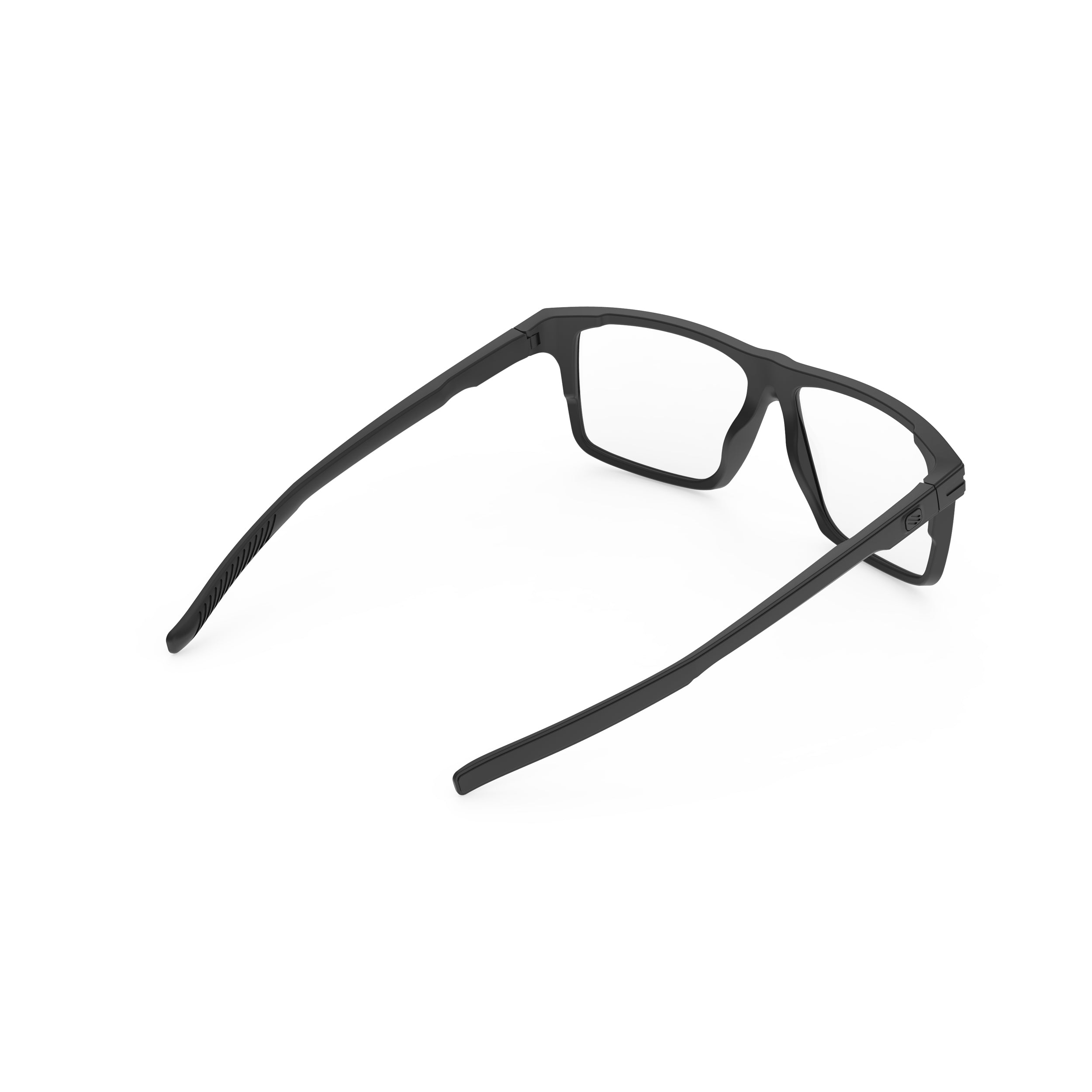 Rudy Project Stellar Black Matte prescription sports glasses – rear view