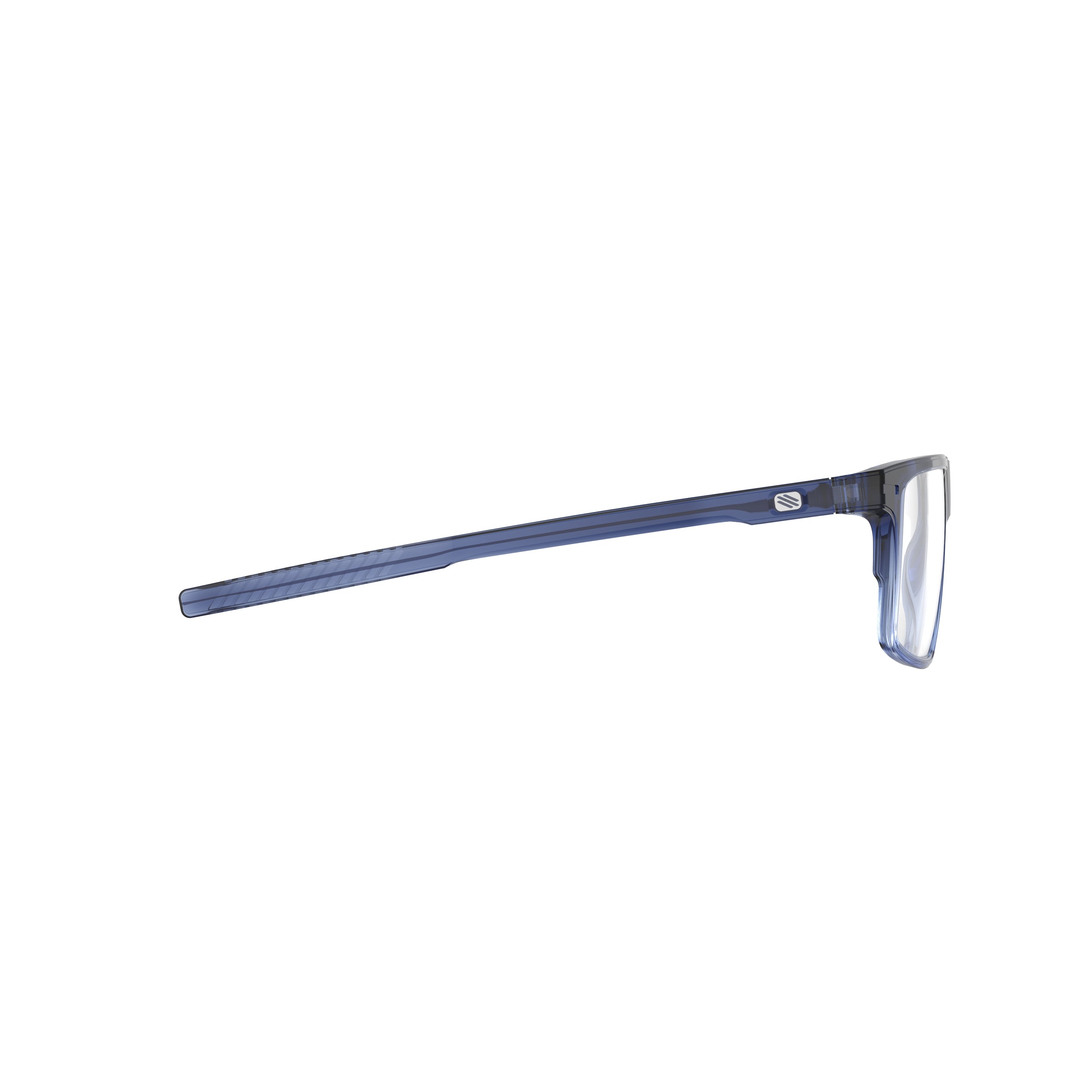 Rudy Project Stellar Crystal Blue Avio Fade Sky Gloss prescription sports glasses – side view, opposite side