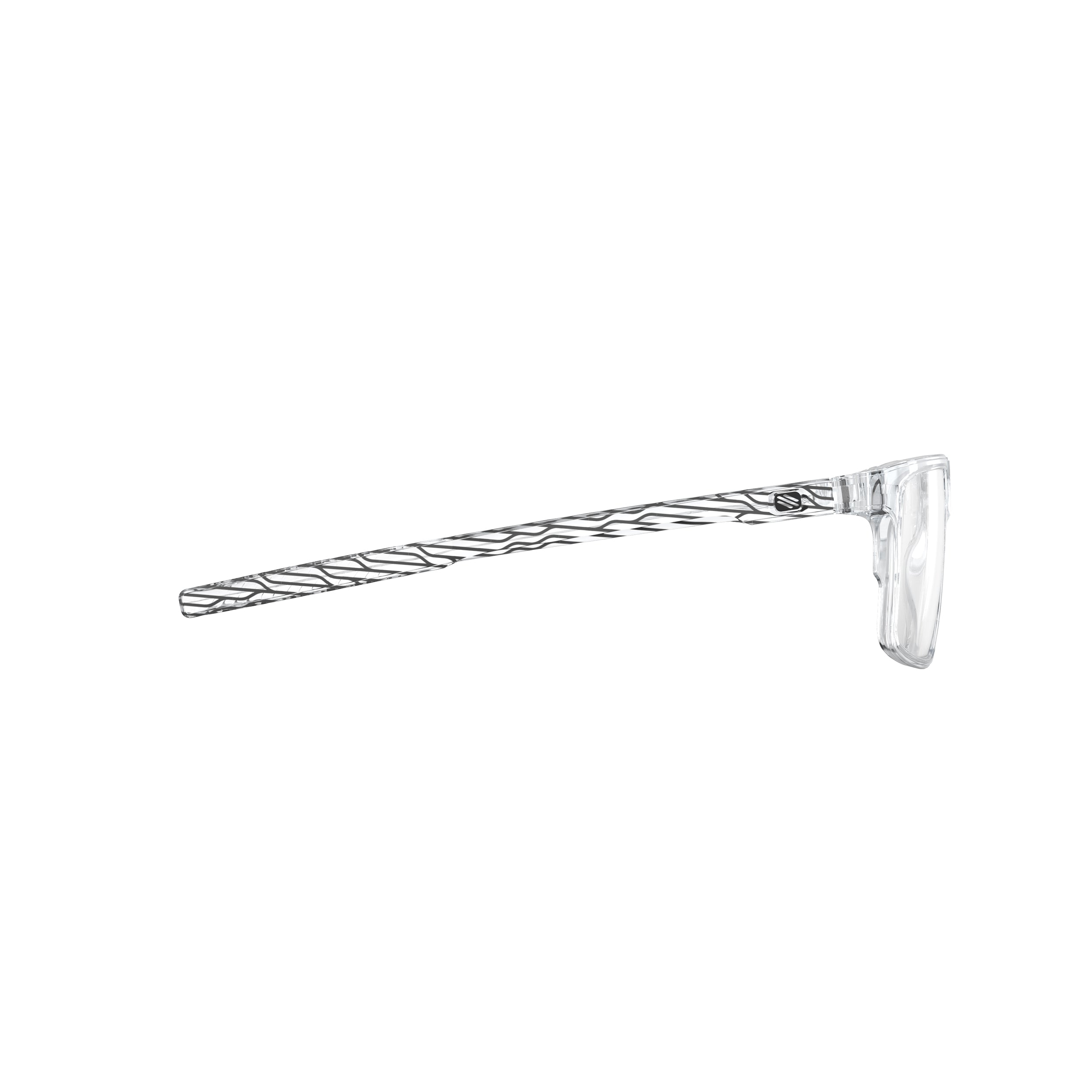 Rudy Project Stellar Crystal Gloss prescription sports glasses – side view, opposite side