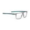Rudy Project Stellar Frozen Ash Frozen Teal Matte prescription sports glasses – front view, alternate angle